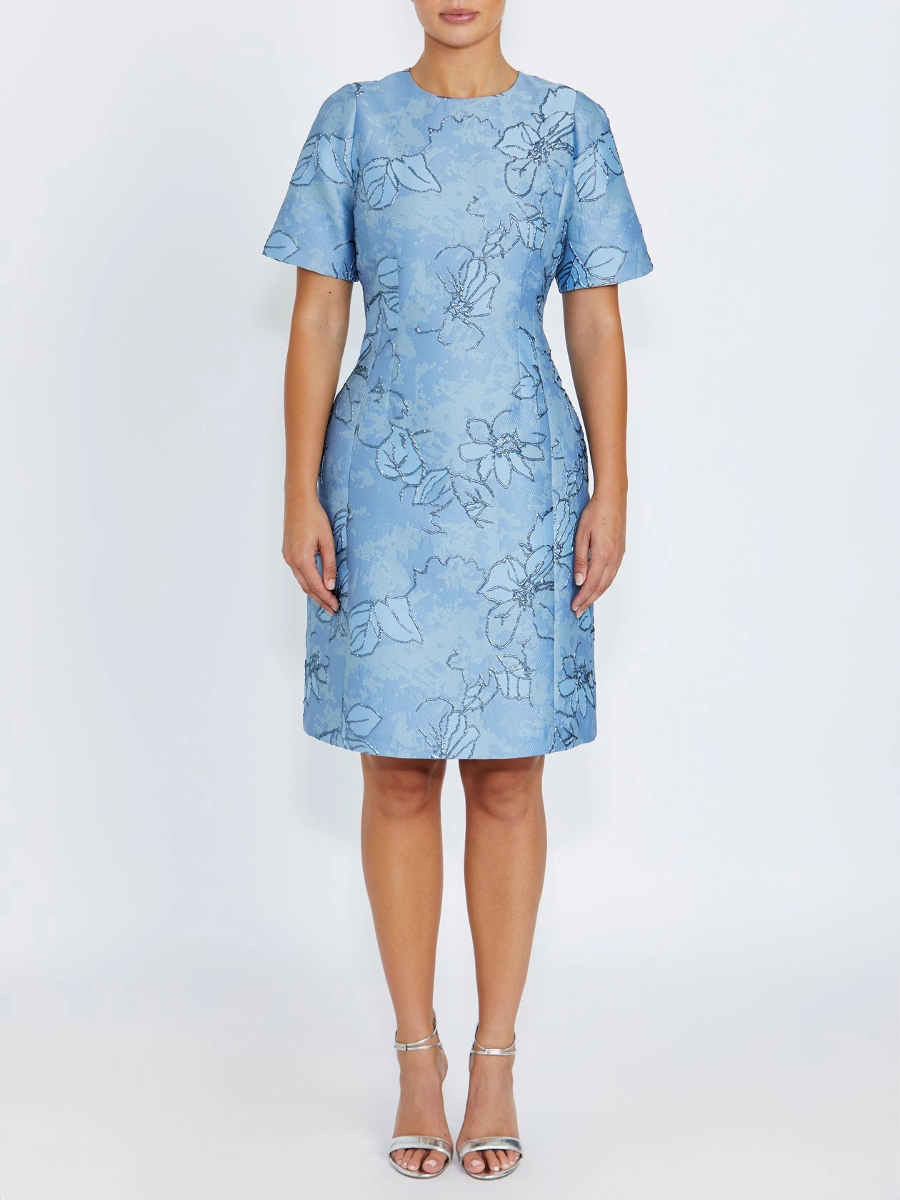 Florita Blue Floral Dress Gentle Aesthetic