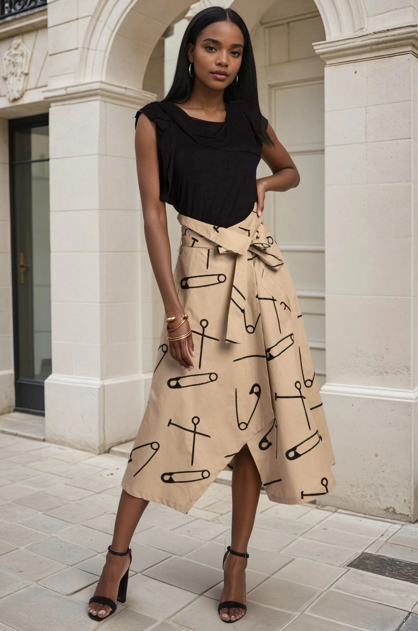 Travel Friendly Infinity Wrap Skirt - Latvia