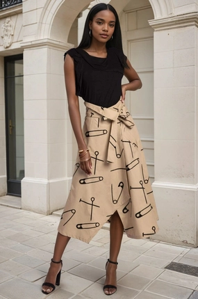 Travel Friendly Infinity Wrap Skirt - Latvia