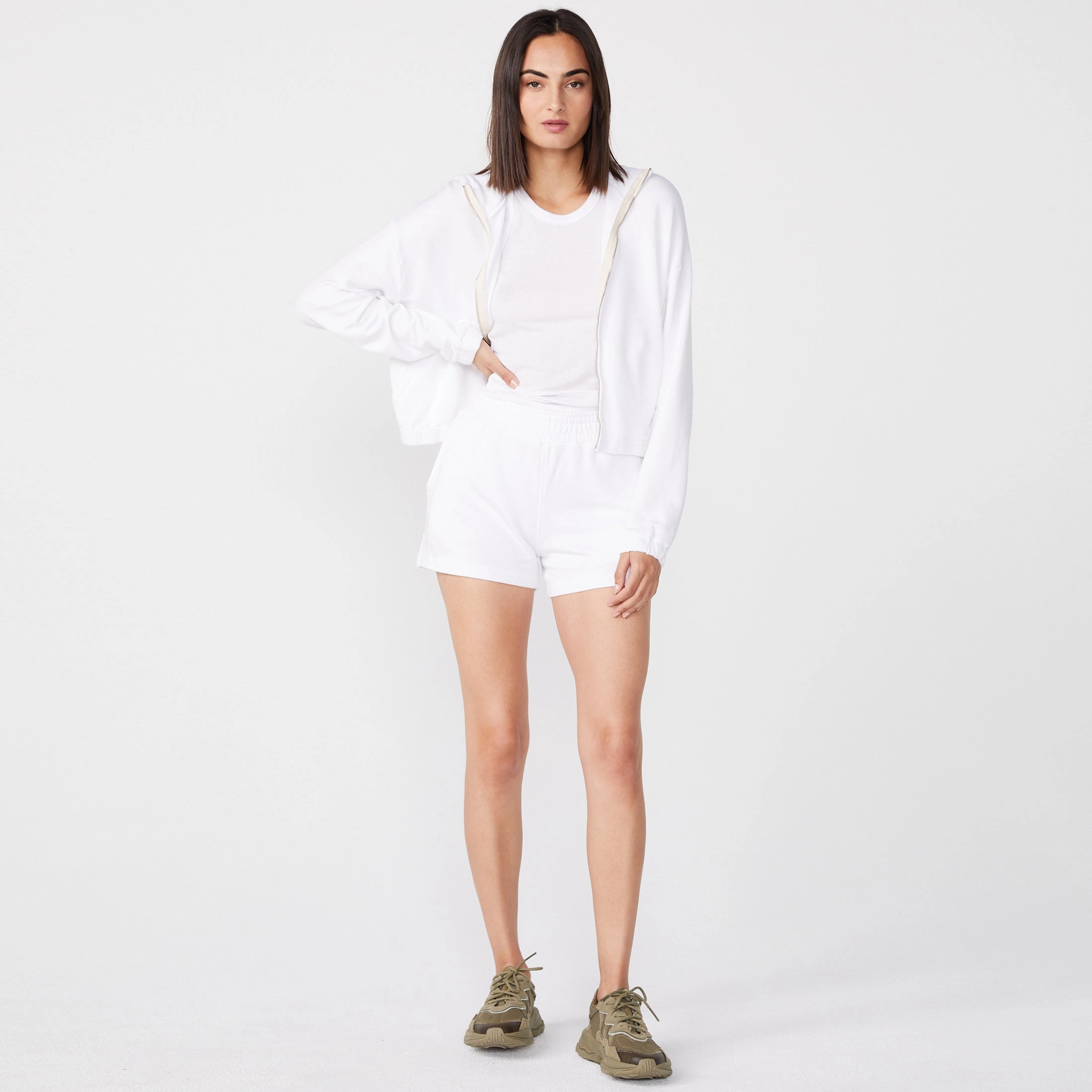 Innovative Style Sporty Zip Up Hoody