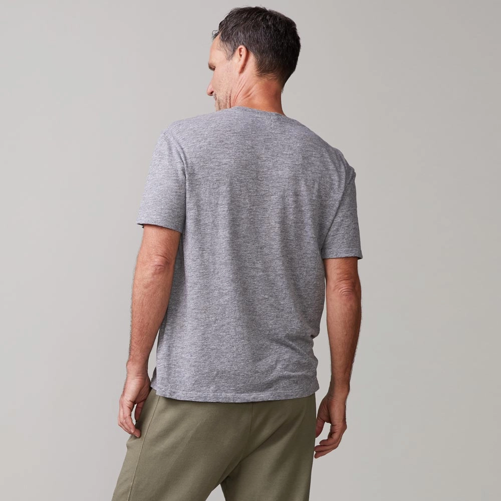 Innovative Trend Textured Tri-Blend Relaxed Pocket Crew