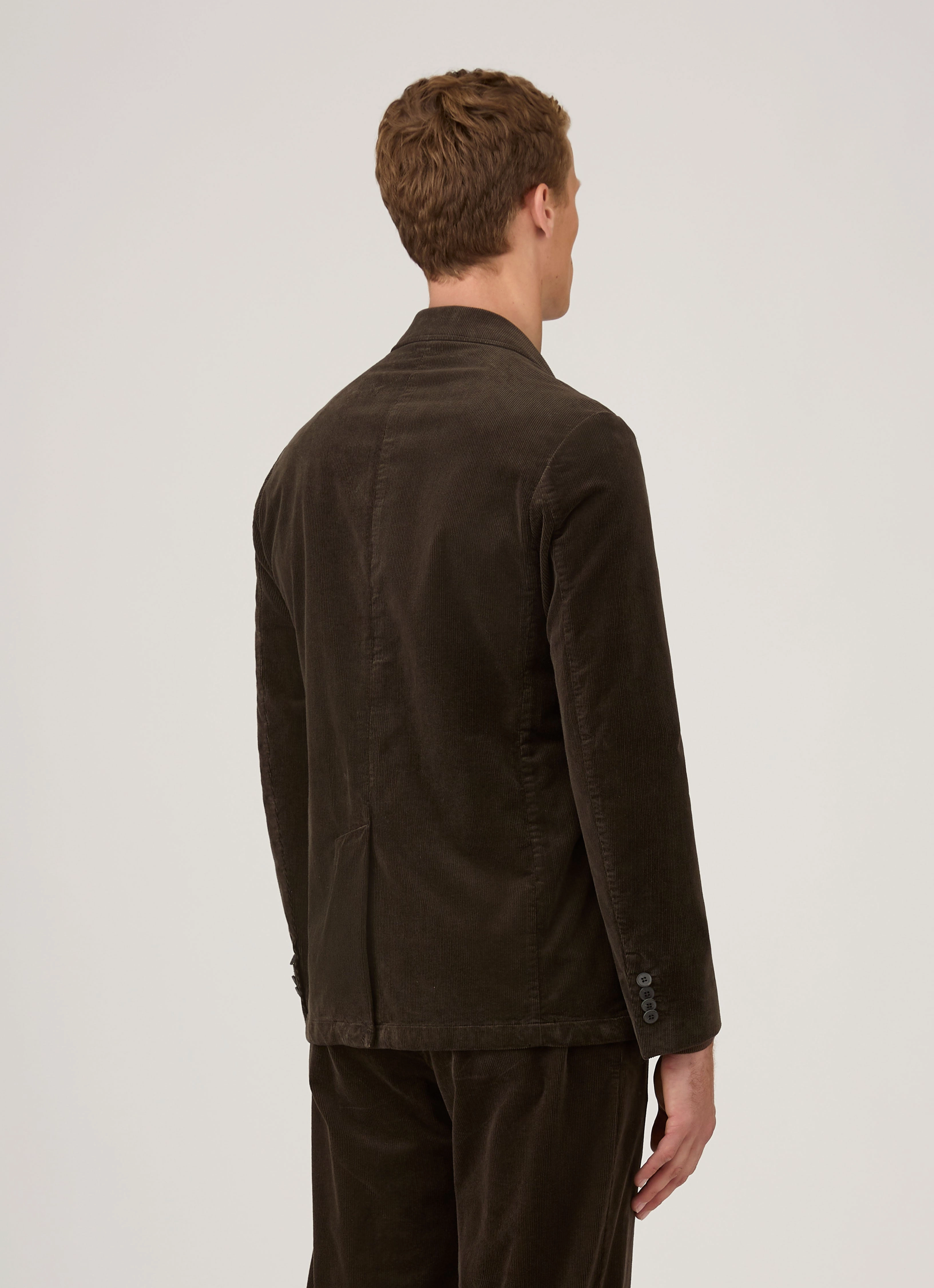 Insulated Thinsulate Men's Corduroy Blazer in Coffee
