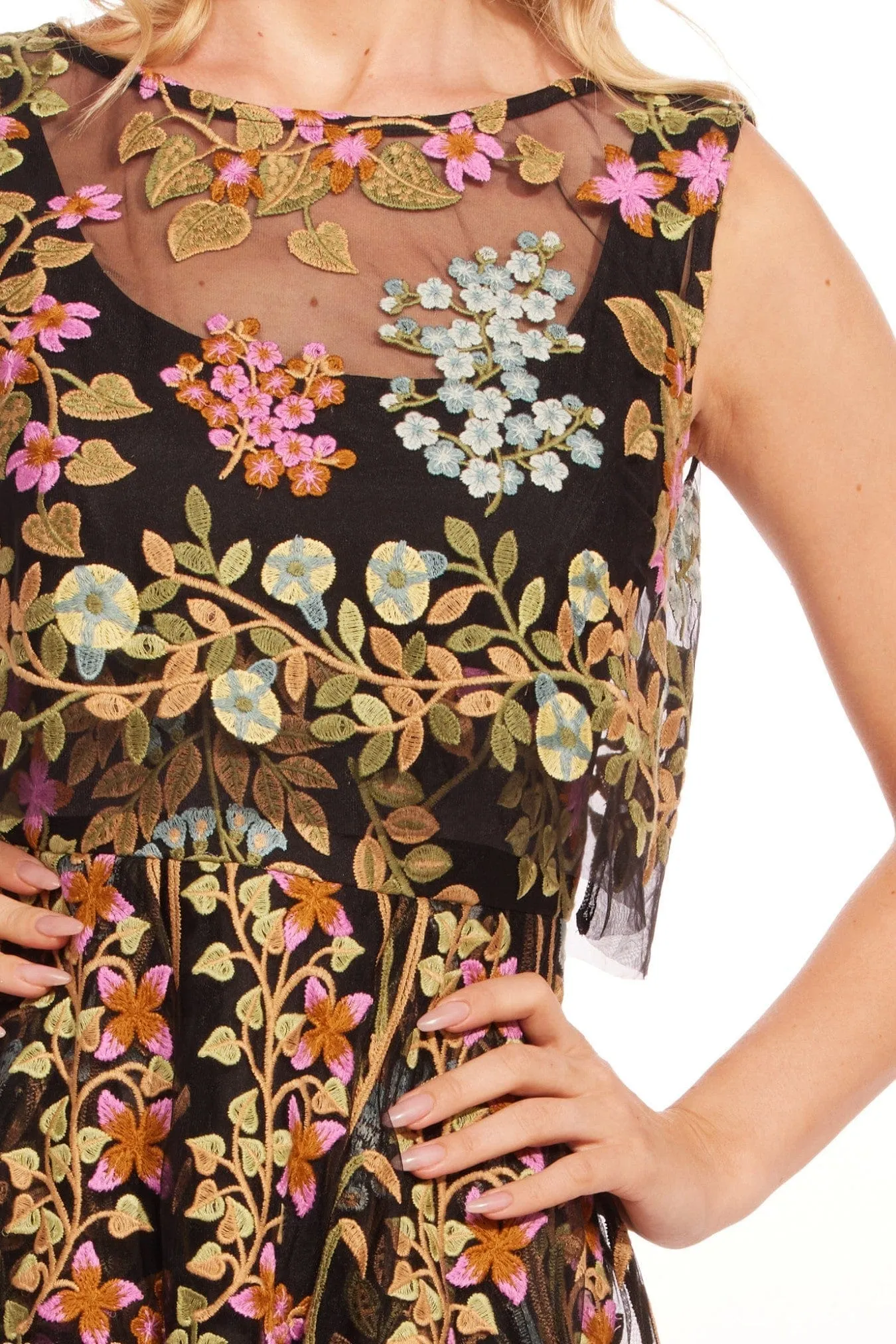 Inverted Pleat Baba Dress - Perfect Bloom