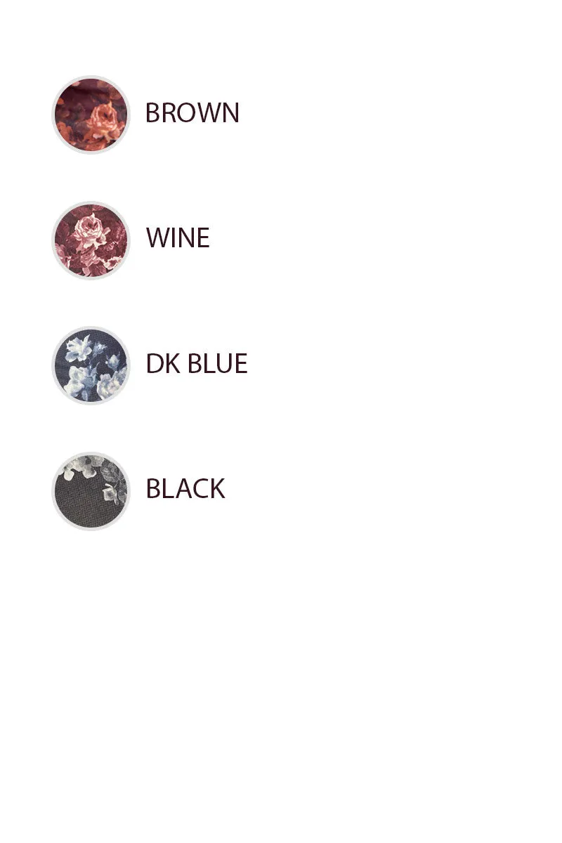 Mild Weather Hard Cover IT4487S-02 | FLOWER PRINTED MESH BUTTONED V NECK TOP