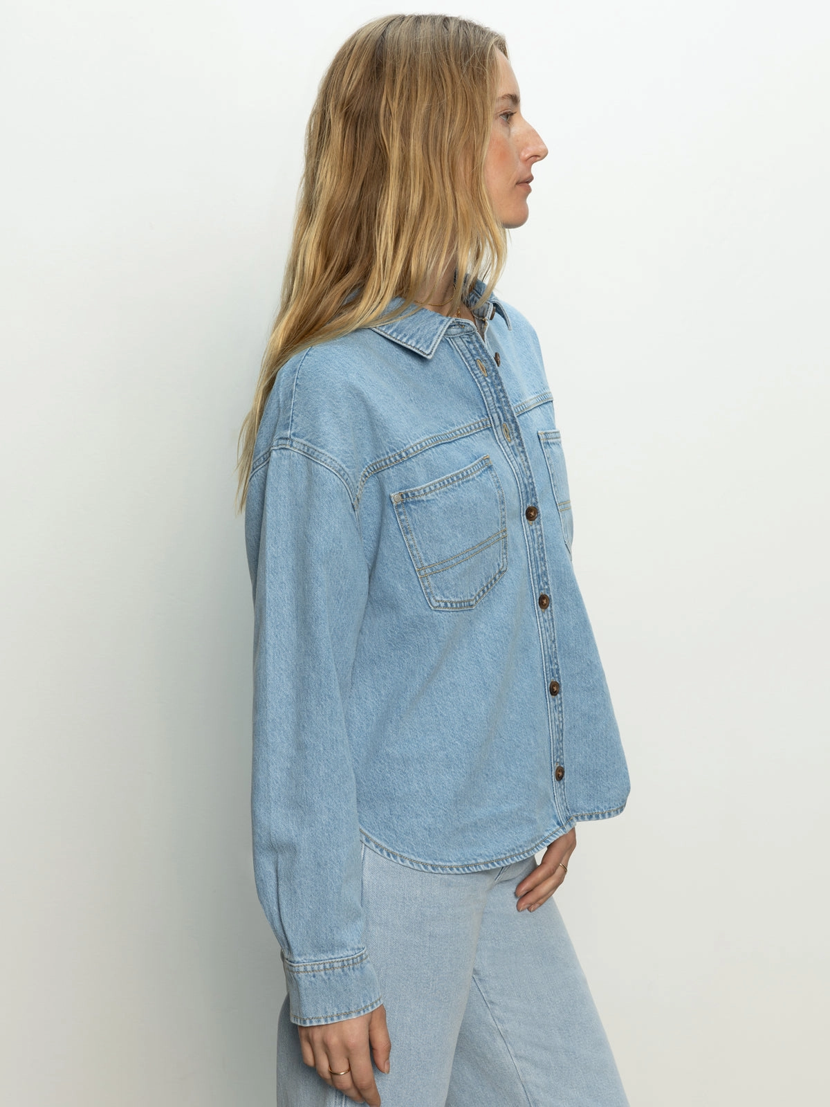 Ivy Denim Shirt Break The Rules Fade Resistant