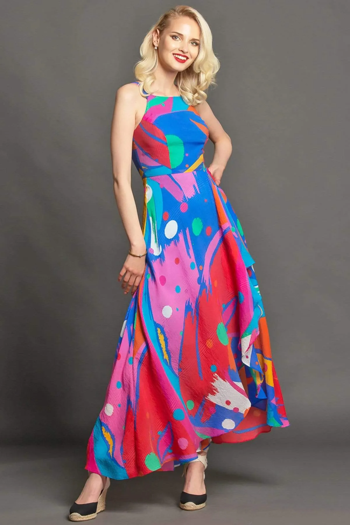 Jenine Maxi Dress - Miami Vibes Classic Outfit