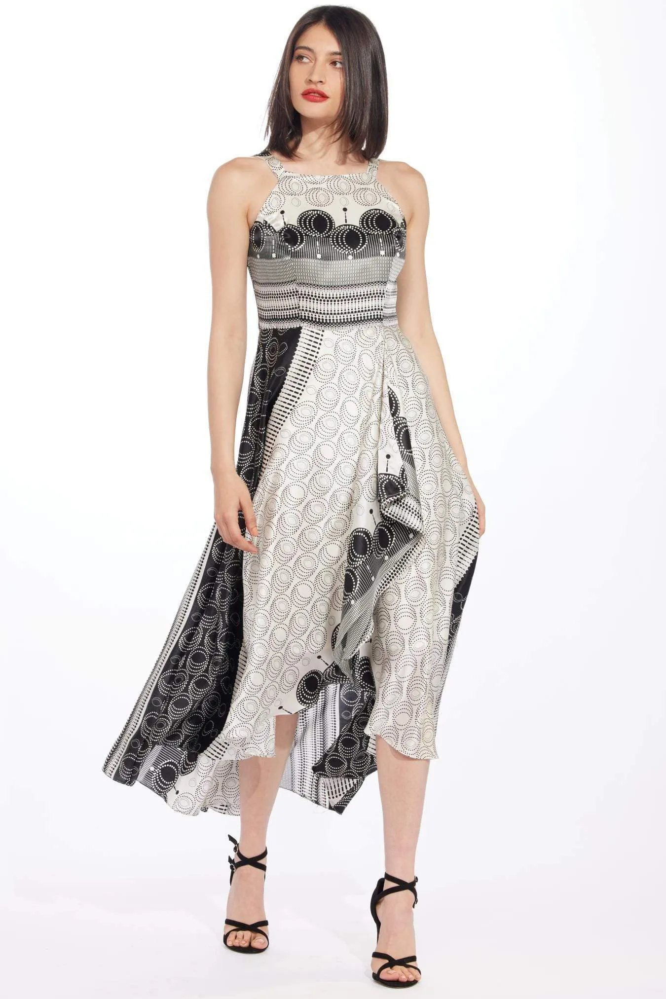 Jennie Dress - Bogata Dot Clean Edge