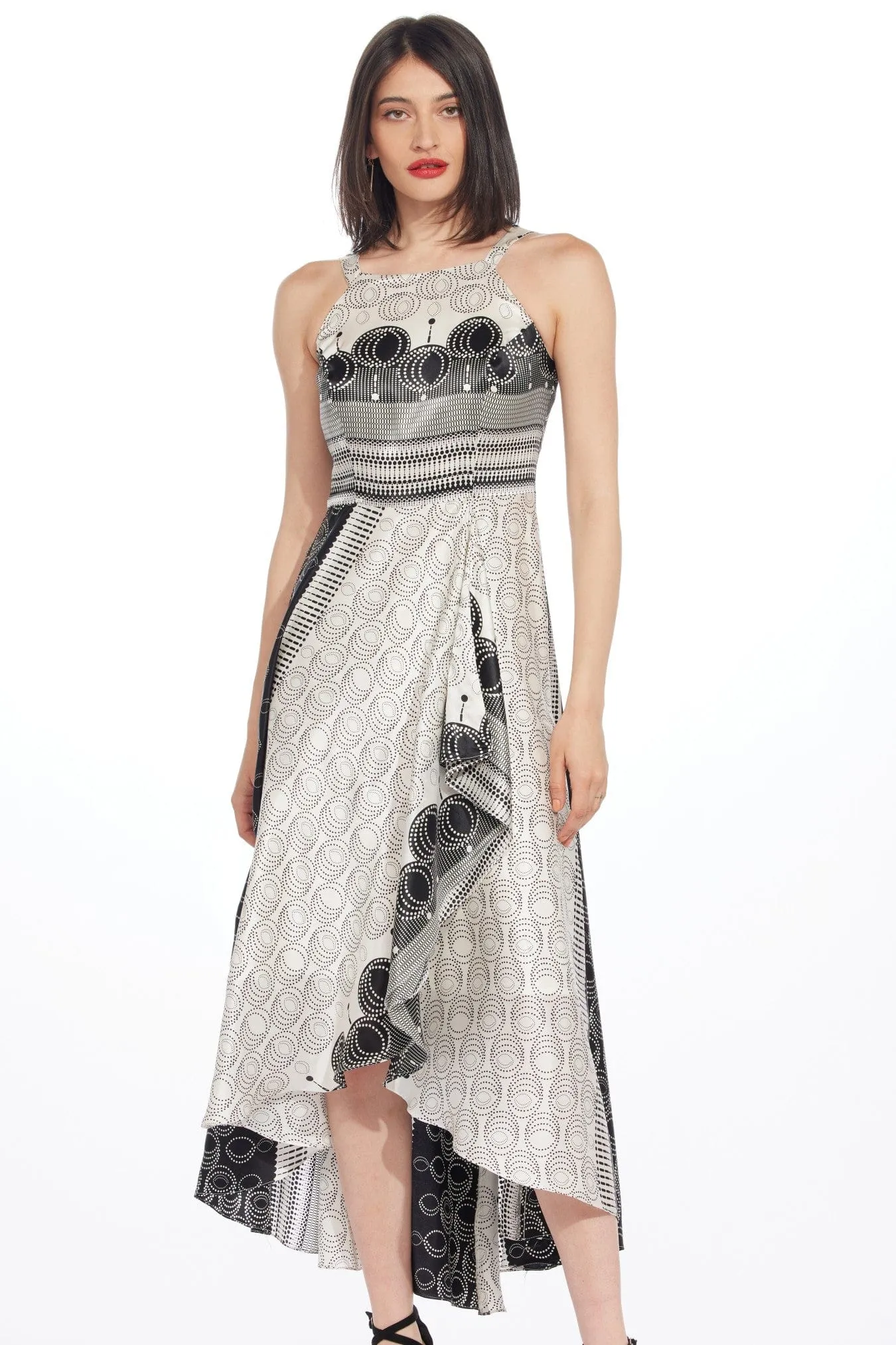 Jennie Dress - Bogata Dot Stretch Comfort