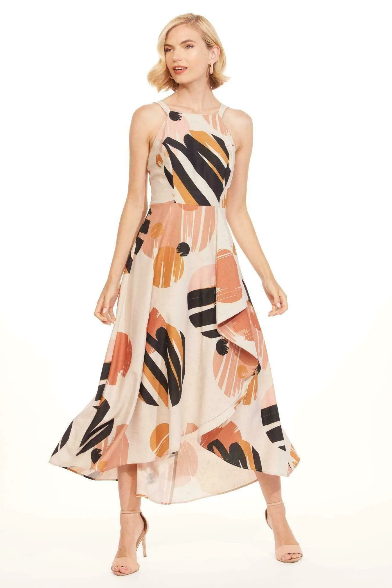 Eva Franco Dress Jennie Dress - Terracotta Dot