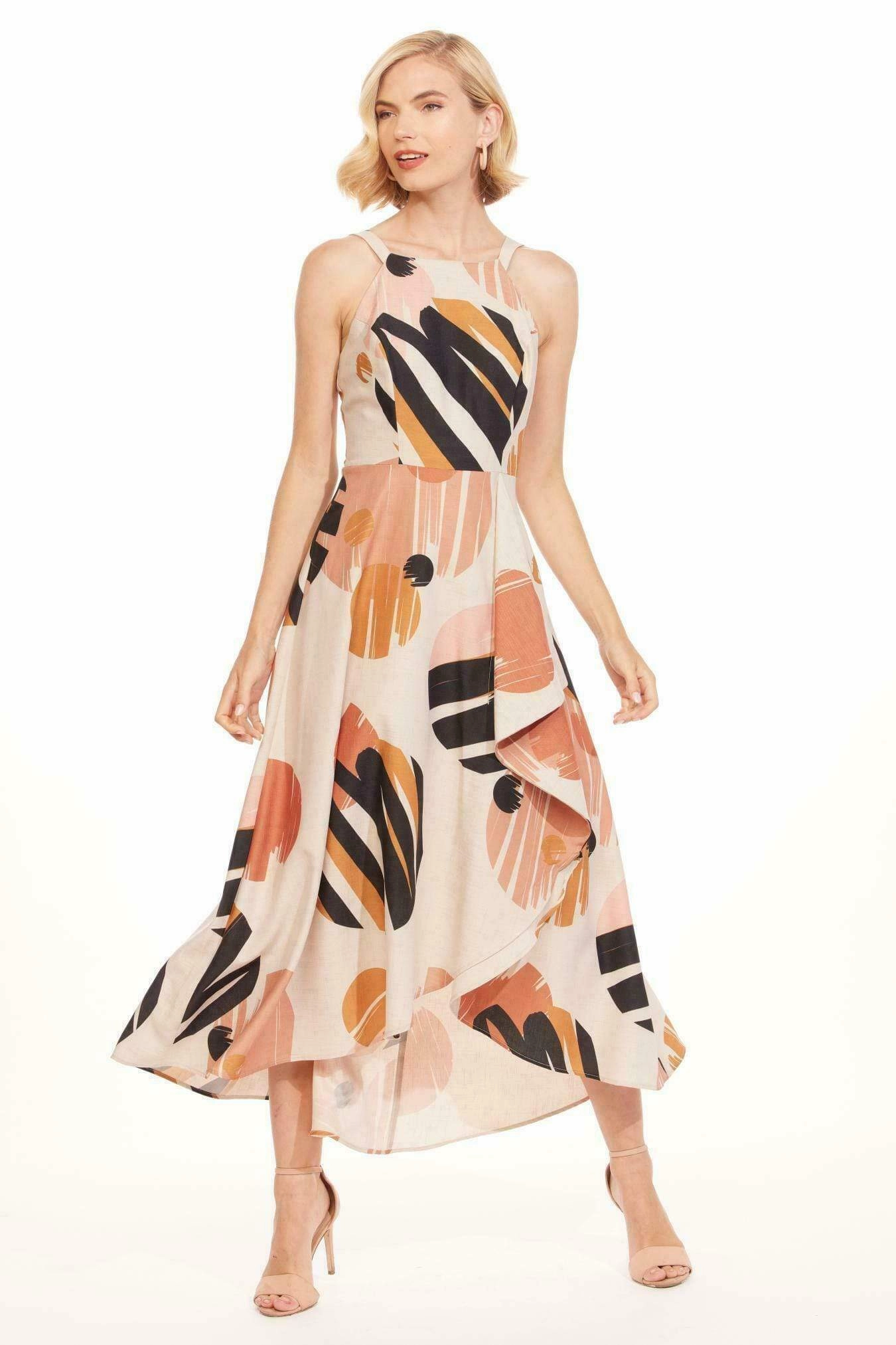 Eva Franco Dress Jennie Dress - Terracotta Dot