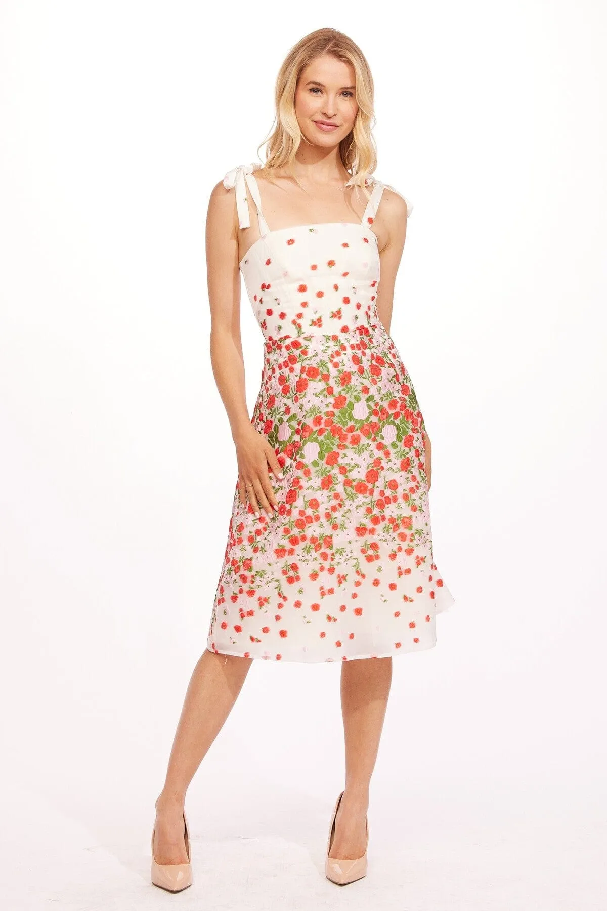 Jessamine Dress - Petal Field Hooded style