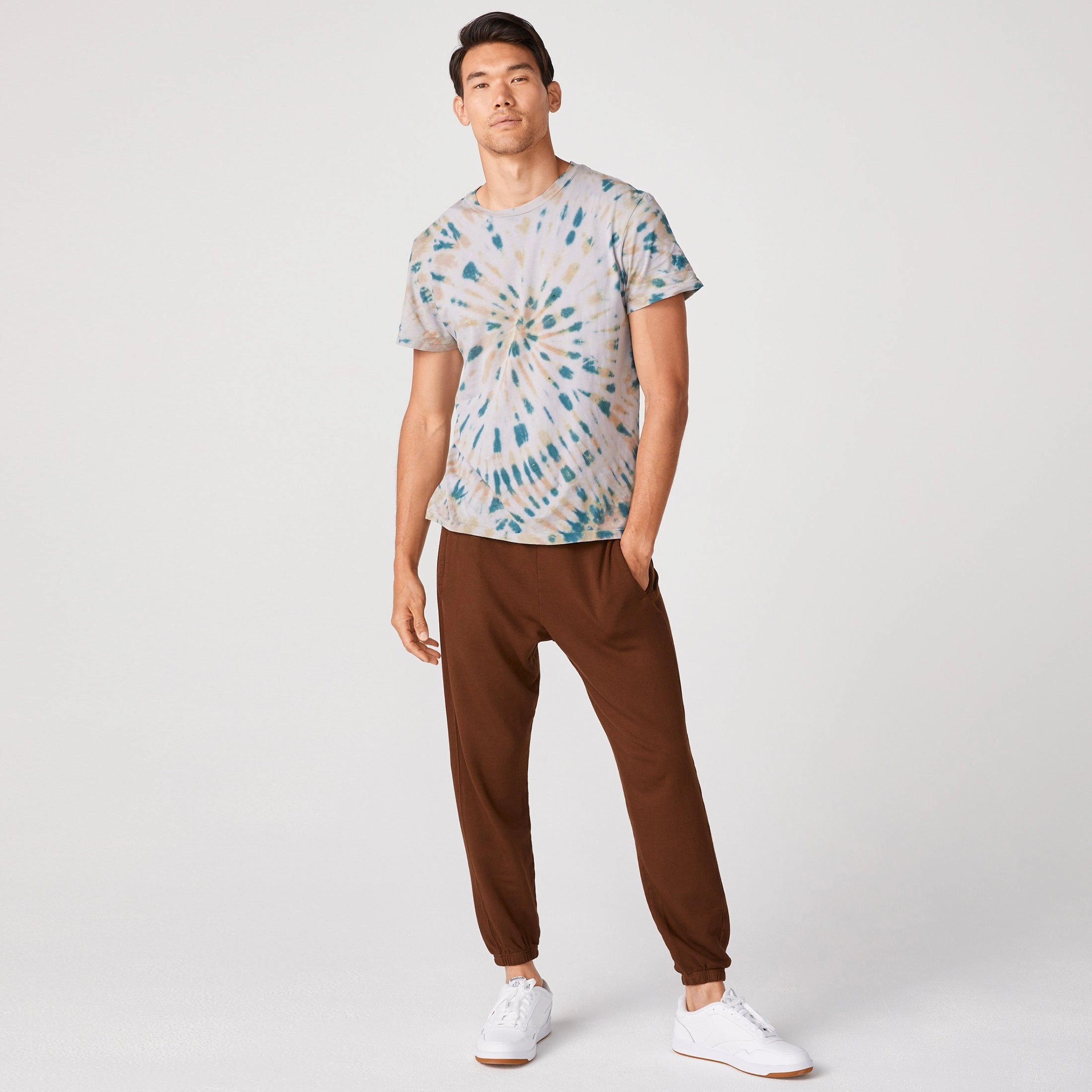 Kaleidoscope Tie Dye Relaxed Crew Sophisticated Cut