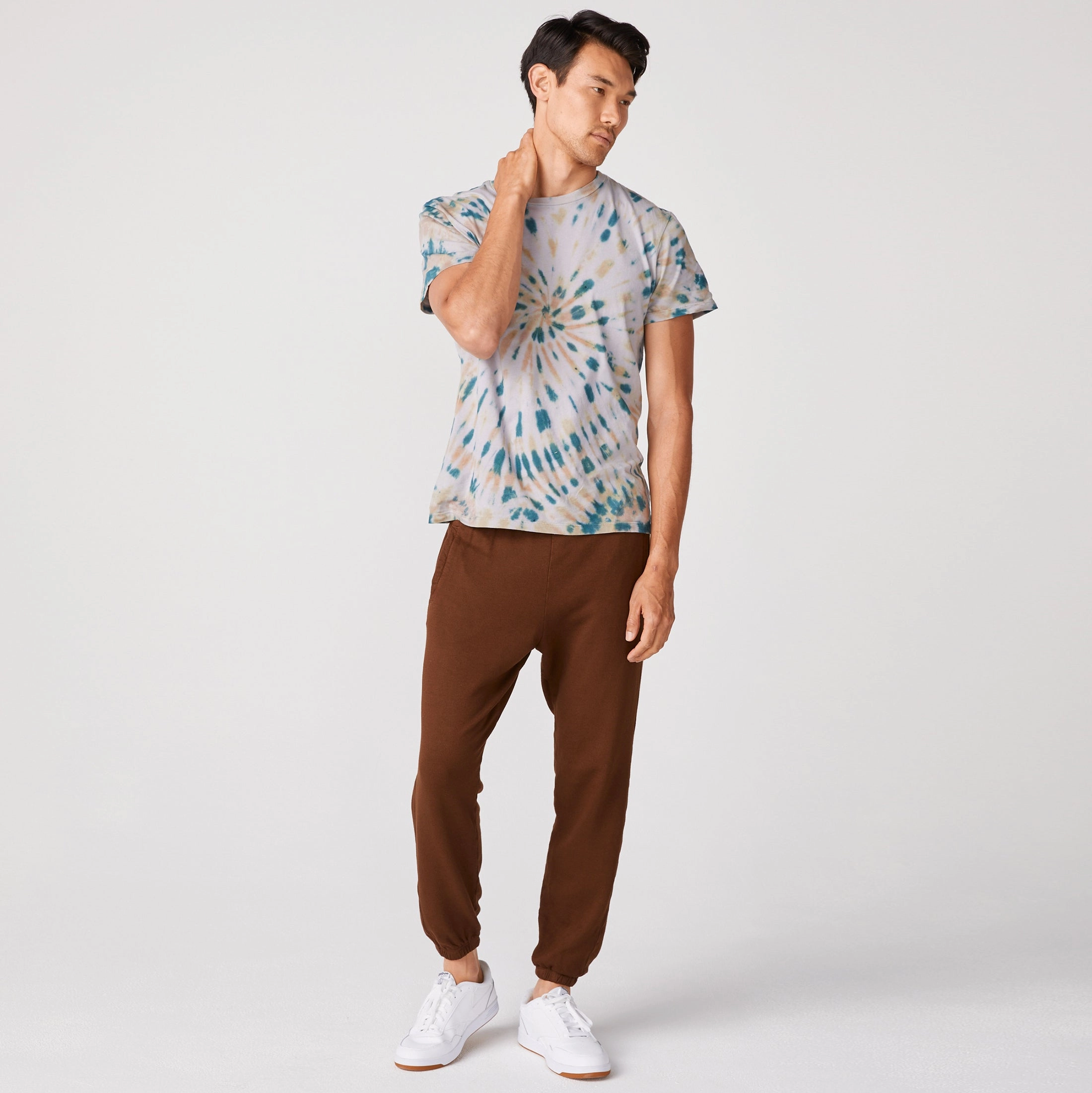 Kaleidoscope Tie Dye Relaxed Crew Sophisticated Cut