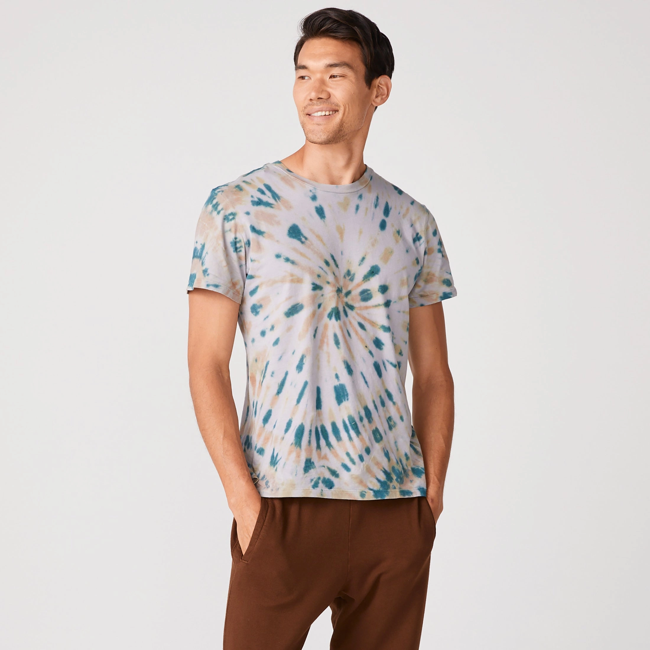 Premium Party Elegant Colleague Kaleidoscope Tie Dye Relaxed Crew