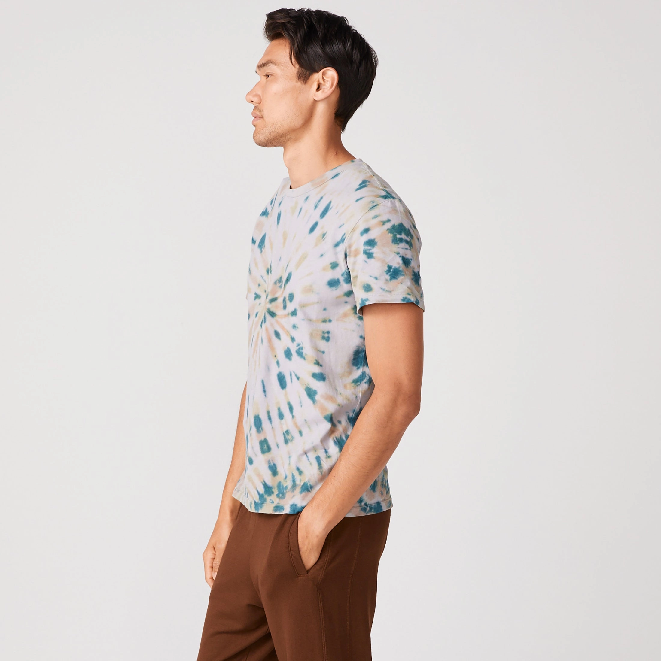 Kaleidoscope Tie Dye Relaxed Crew Sophisticated Cut
