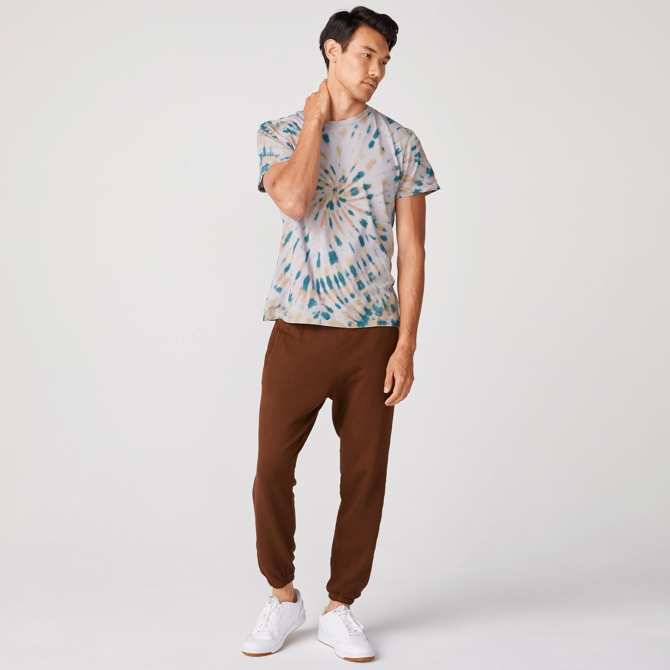 Kaleidoscope Tie Dye Relaxed Crew Sophisticated Cut