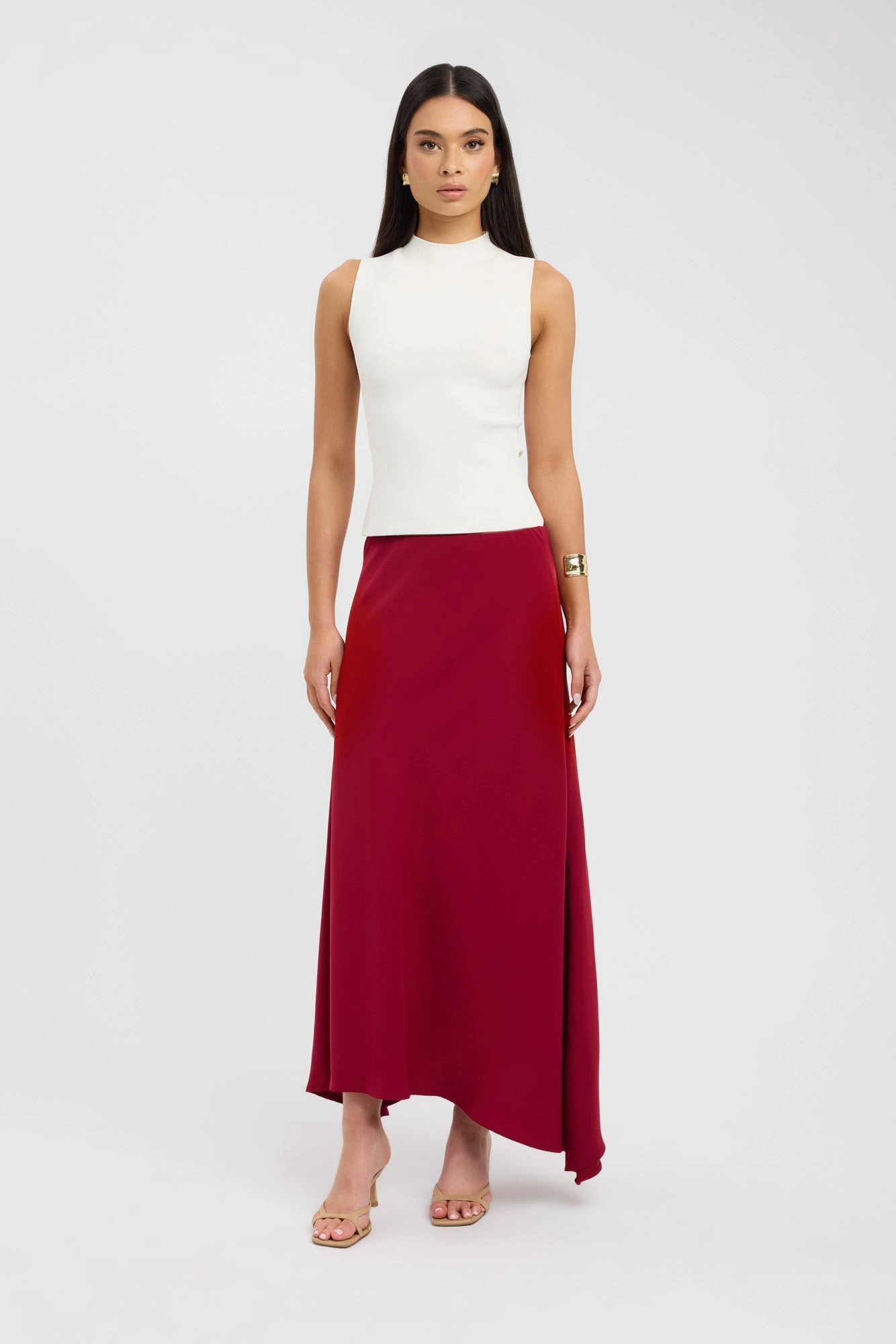 Knit texture Norway Maxi Skirt