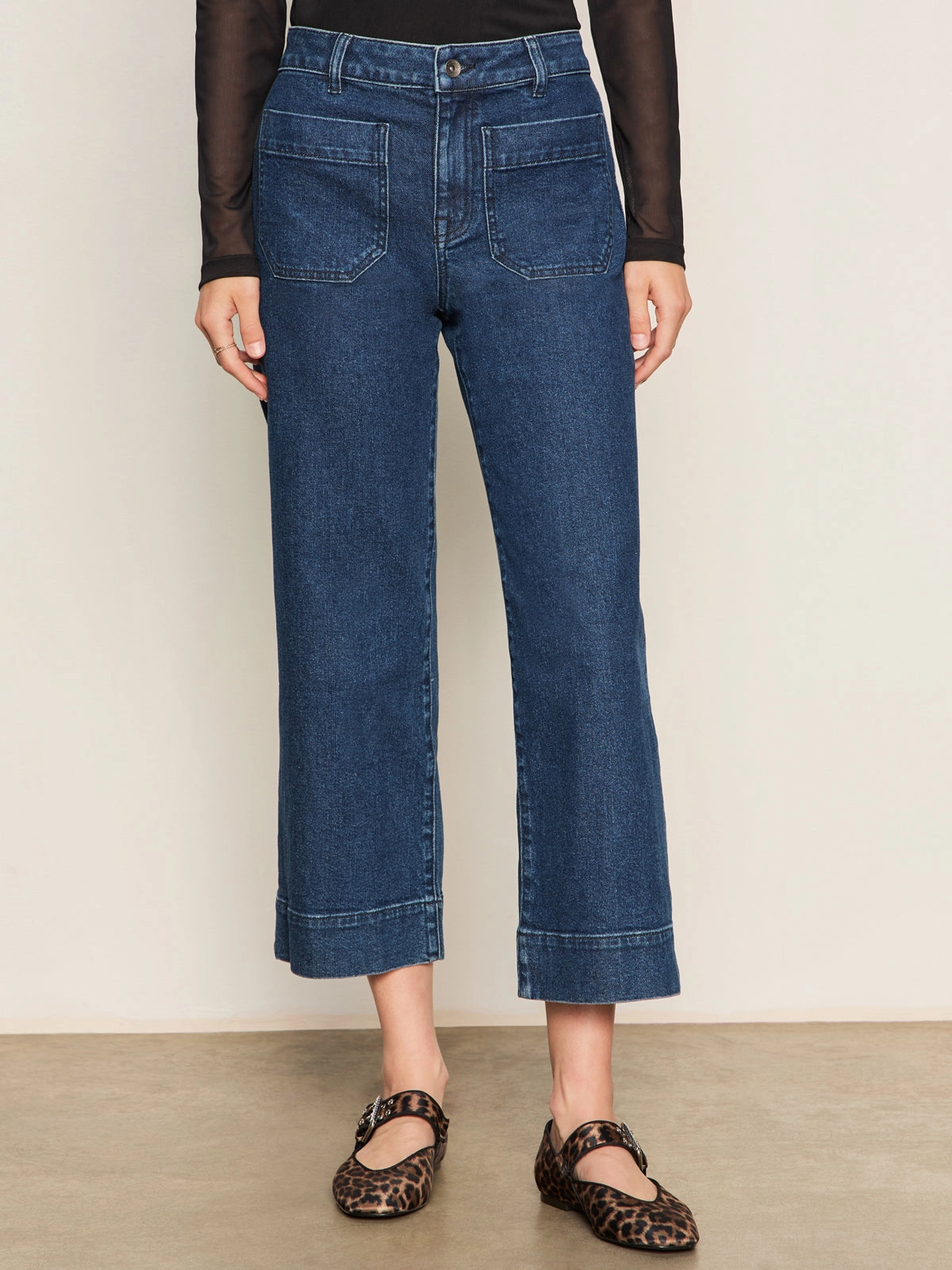 Sharp Silhouette Street Fit The Marine Jean Aspen