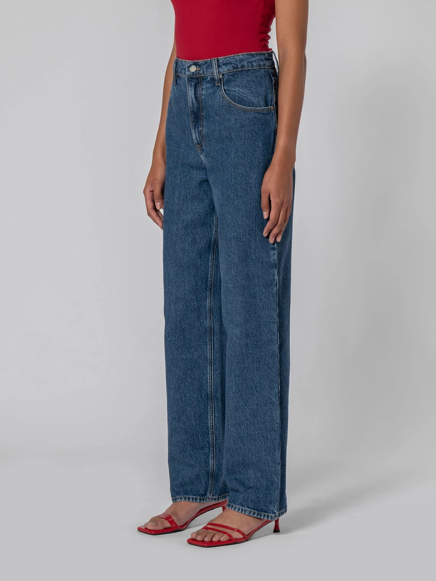 Lennox Jean Antique Stone Natural Fit