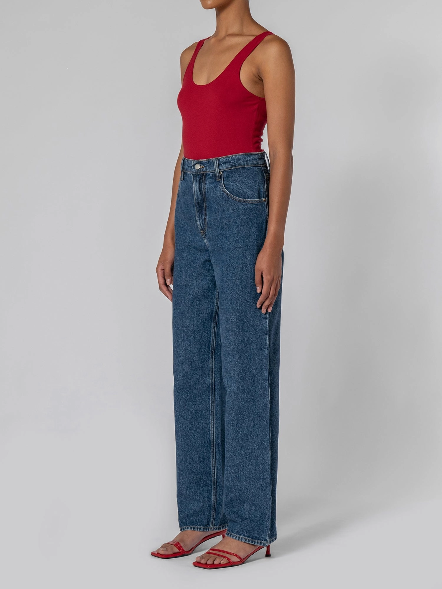 Lennox Jean Antique Stone Natural Fit