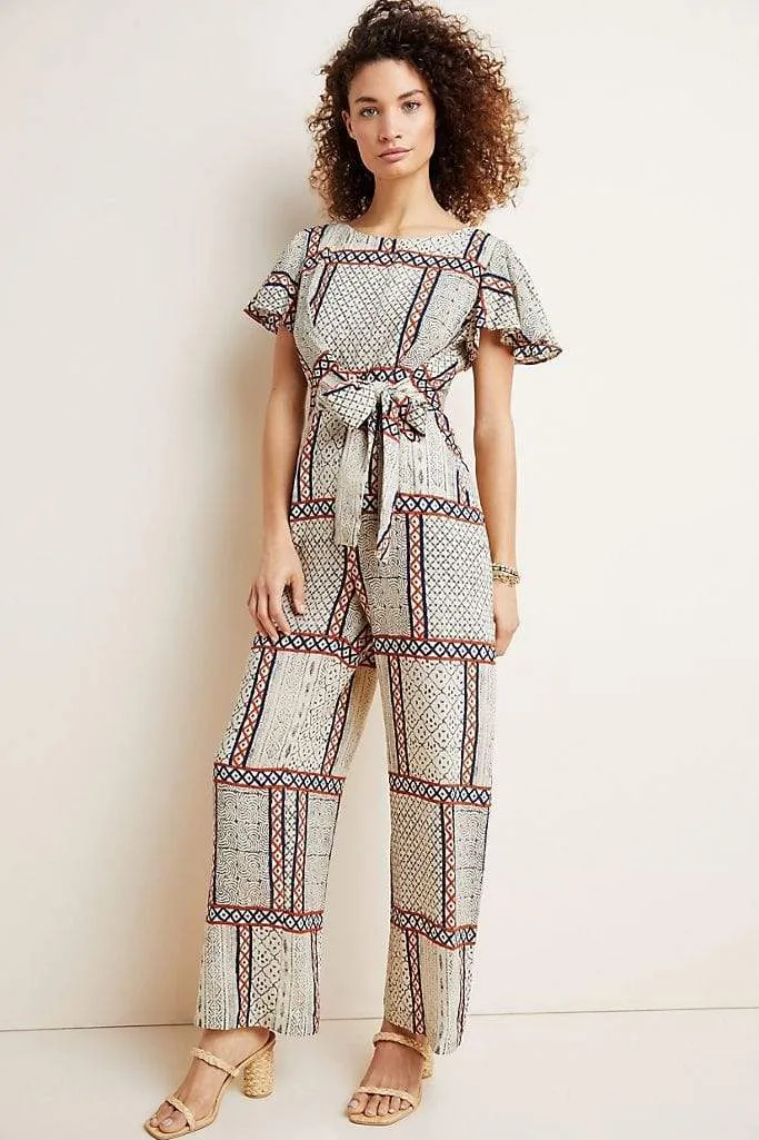 Letizia Jumpsuit - Dulce de Tequila Dinner Comfy Neutral Yoga