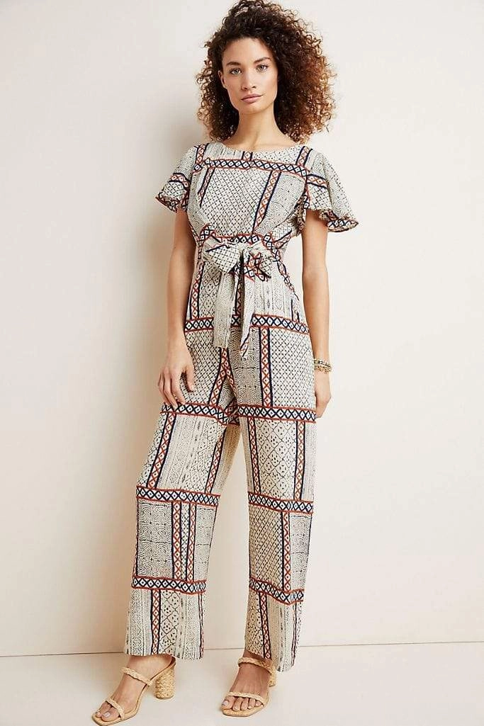 Letizia Jumpsuit - Dulce de Tequila Dinner Comfy Neutral Yoga