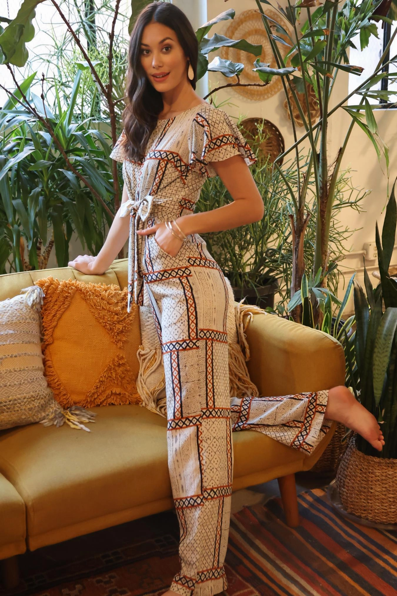 Letizia Jumpsuit - Dulce de Tequila Luxury Comfort