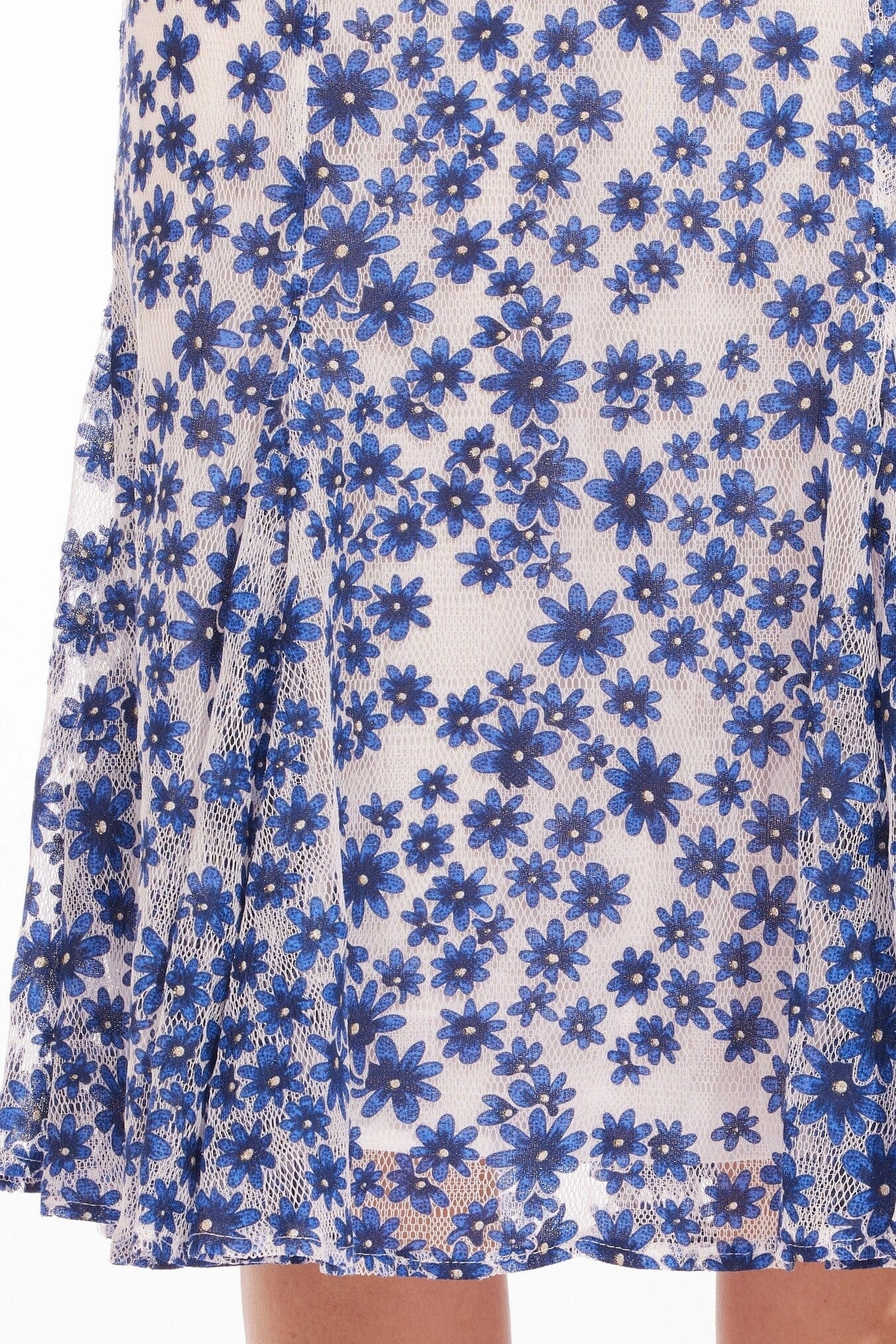 Ligaro Skirt - Blue Bonnett Smooth Curve