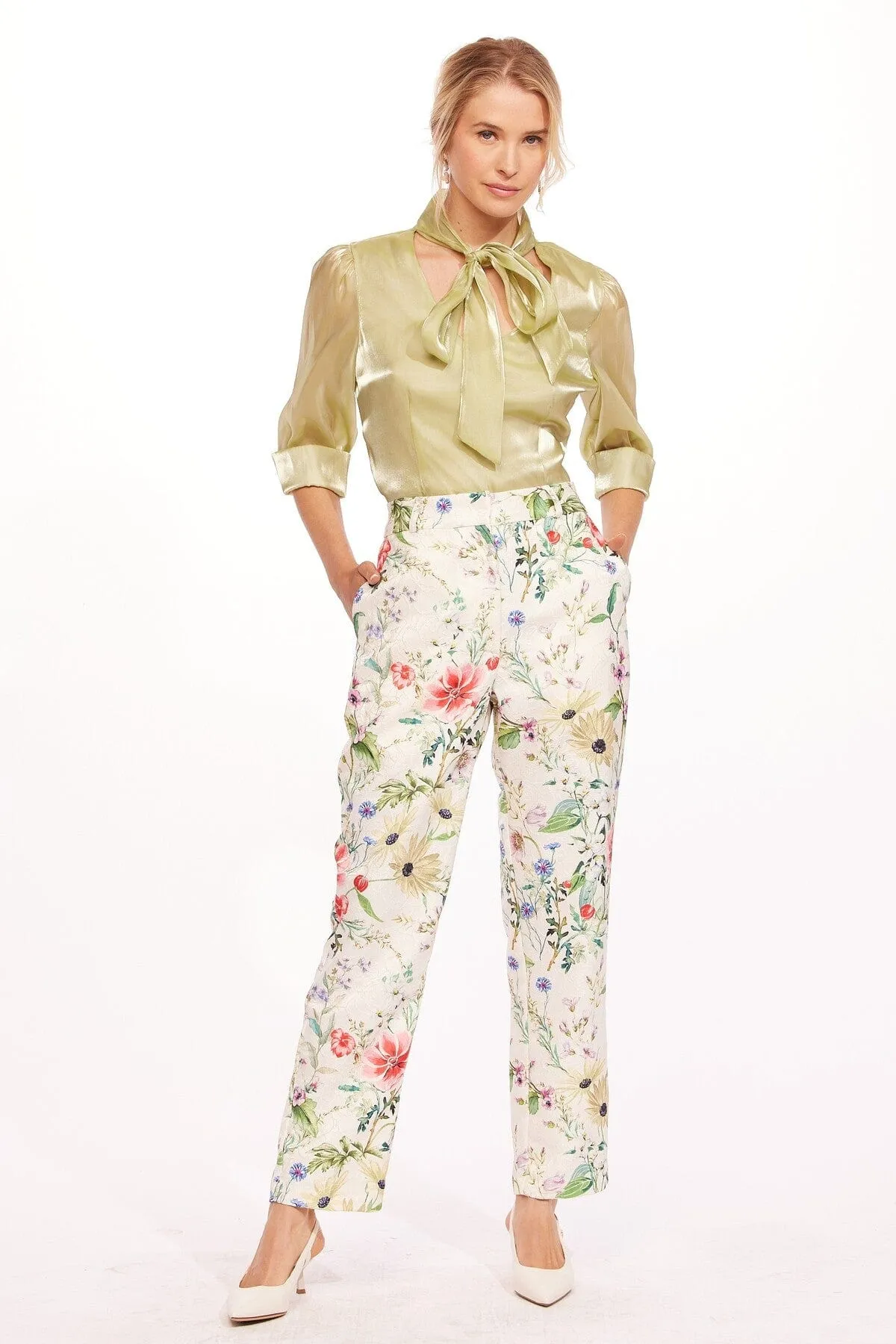 lightweight fabric Giada Pant - Pink Magnolia