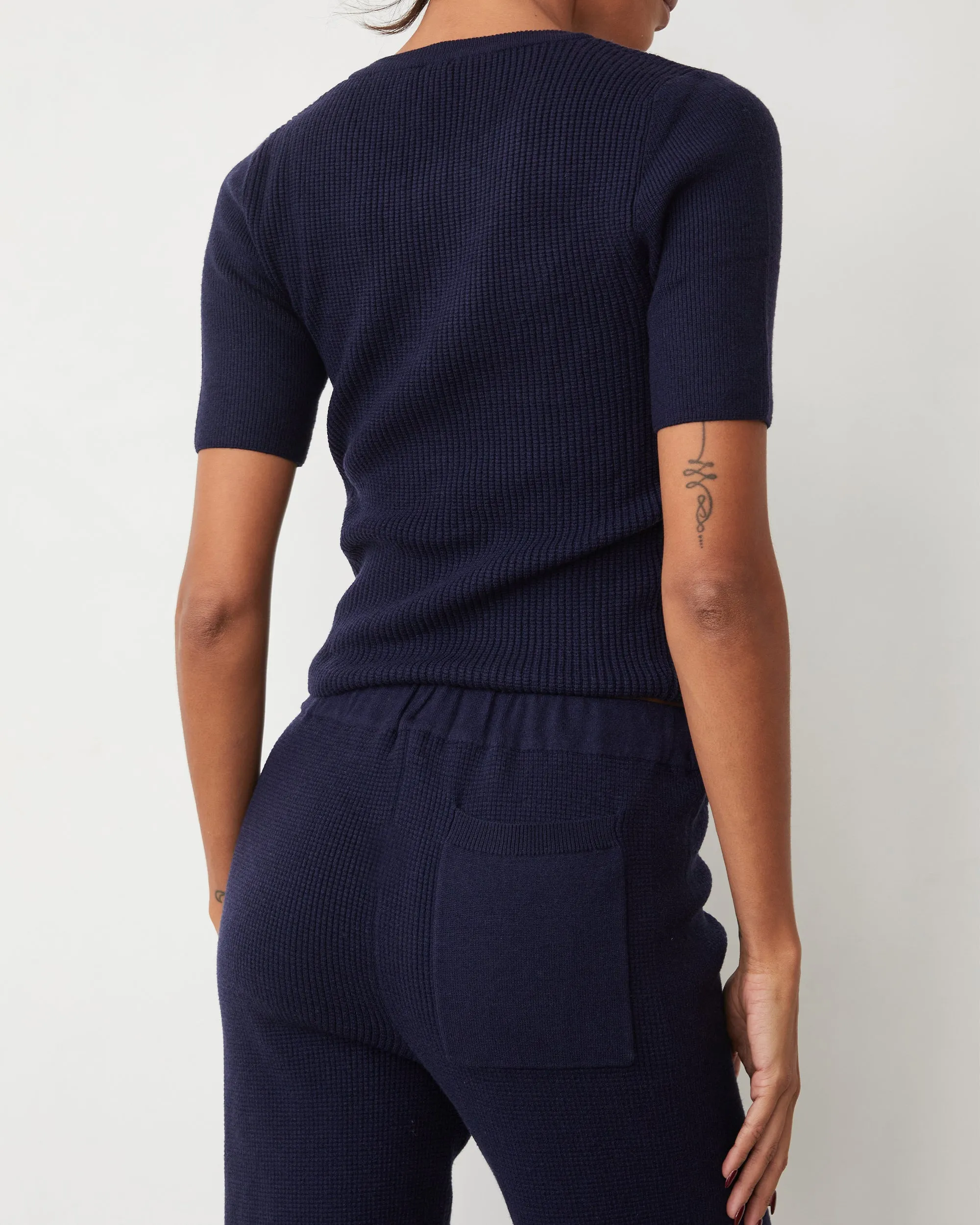 Lightweight Quality Softknit Rib Waffle Oversized Sweat