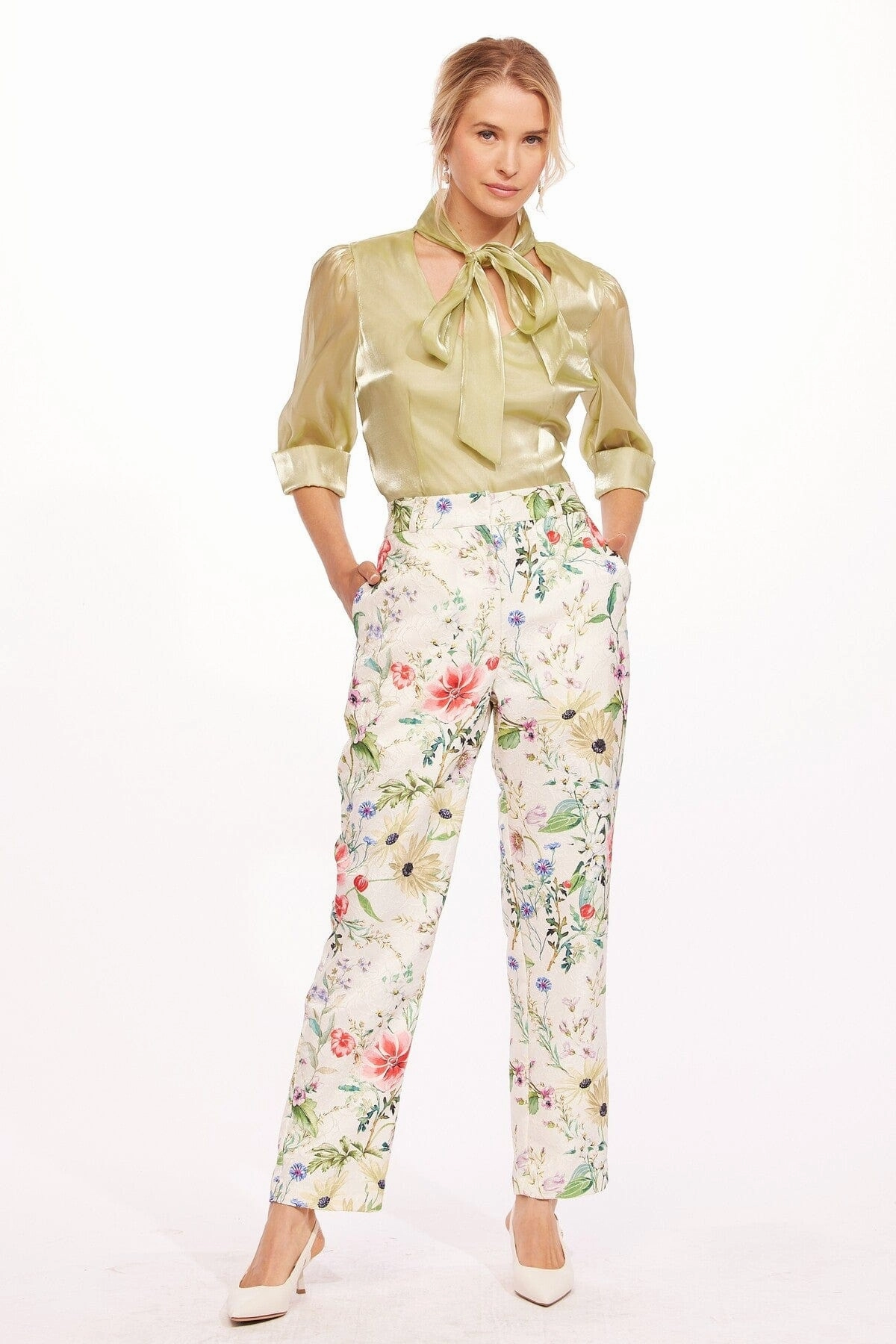 lightweight fabric Giada Pant - Pink Magnolia