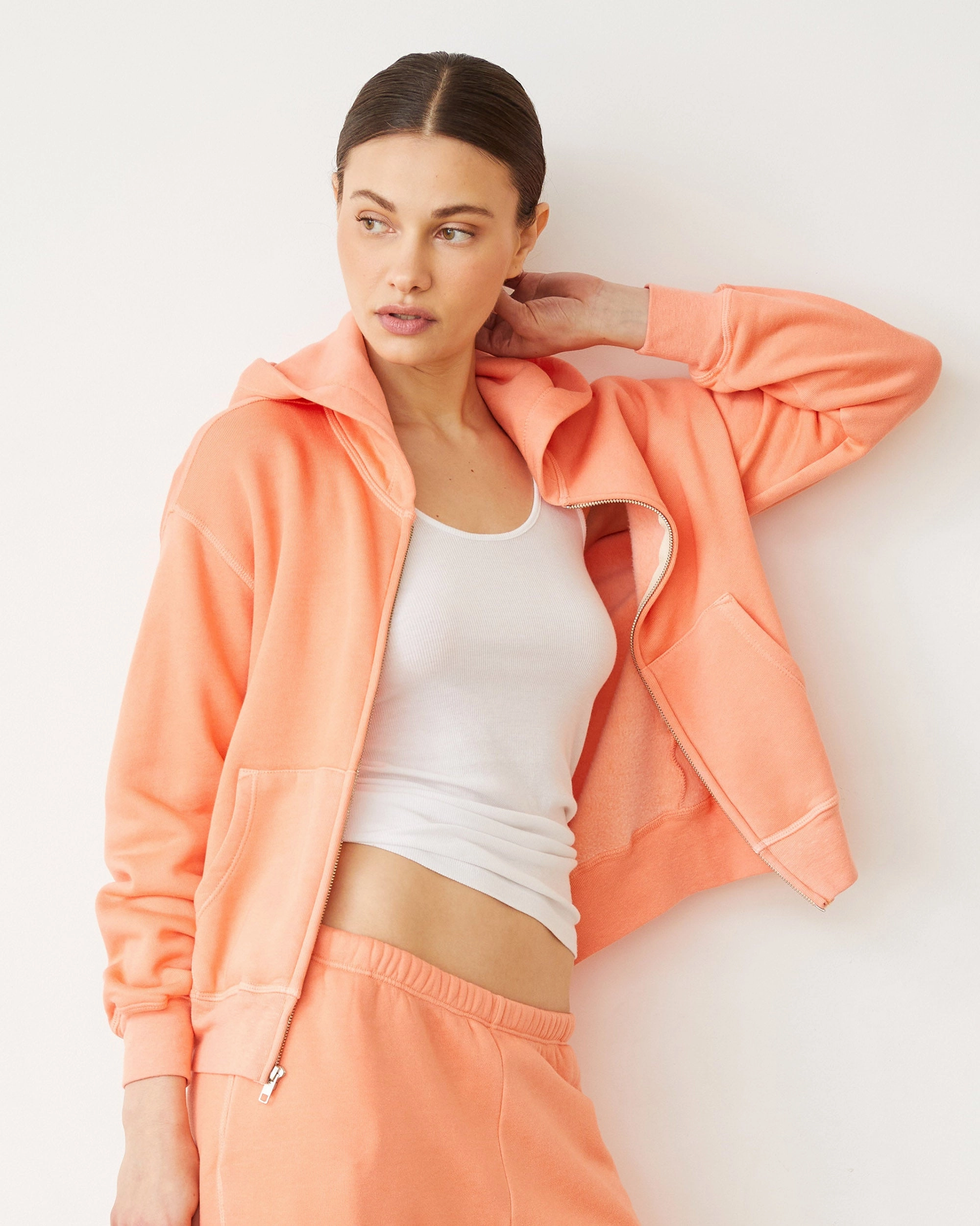 limited run Teddy Fleece Relaxed Zip Up Hoody