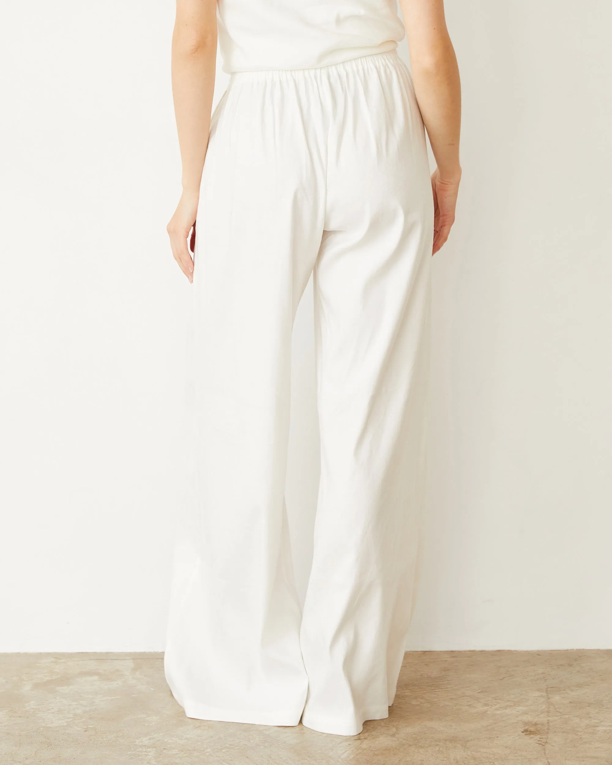 Linen Wide Leg Pant Iconic Cut