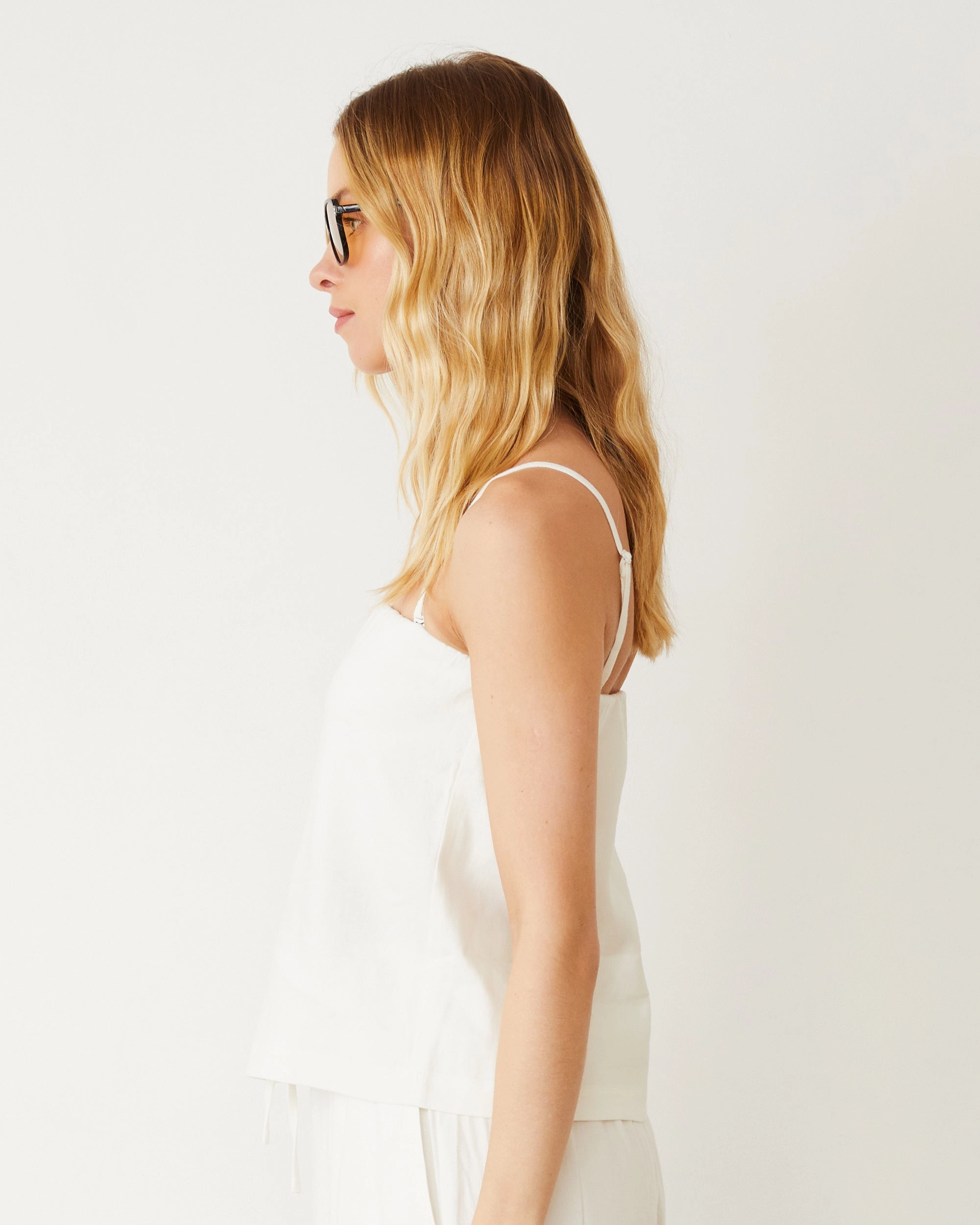 Linen Tube Tank Youthful Vibe