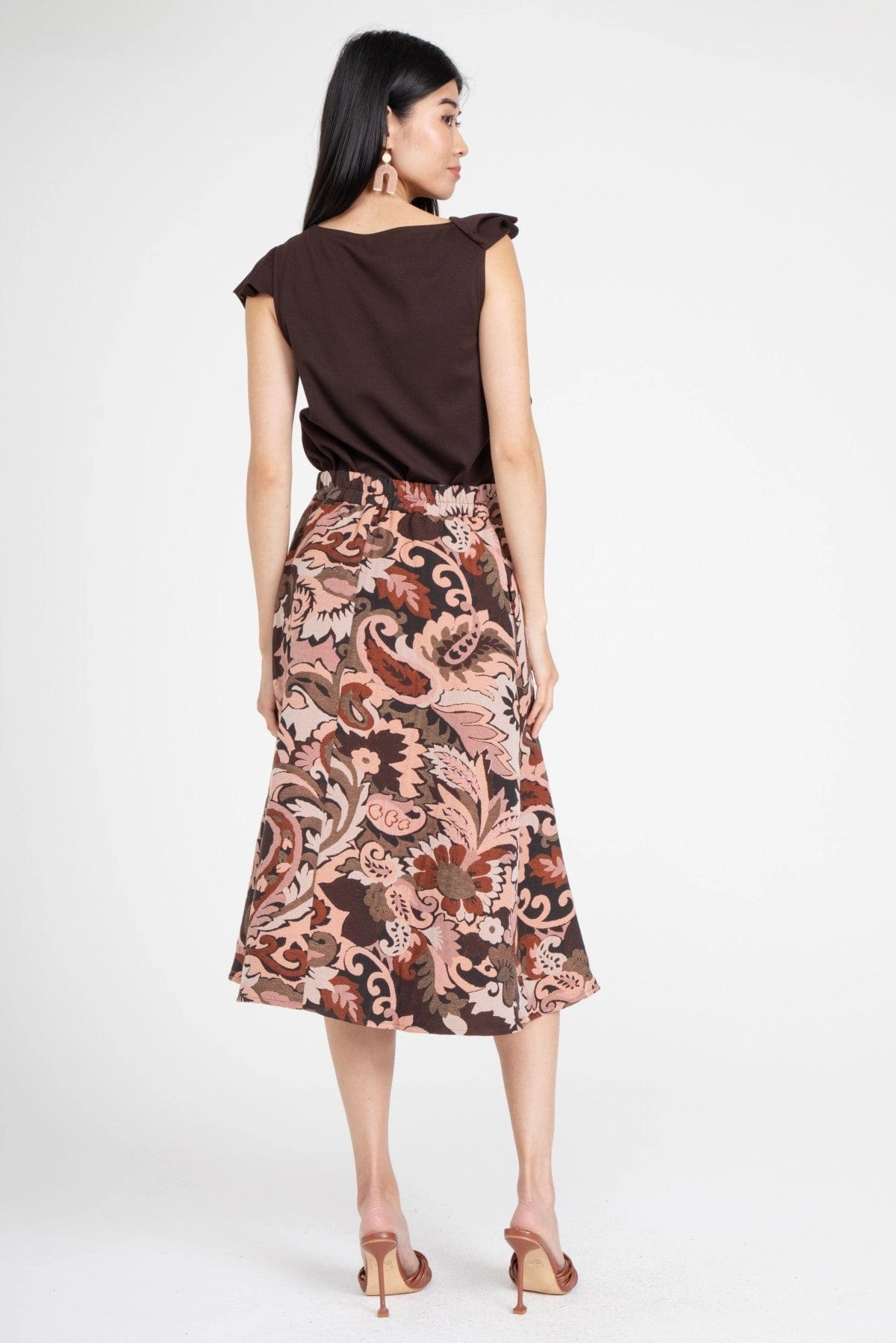 Liv Skirt ?C Henna Paisley Chic Appeal