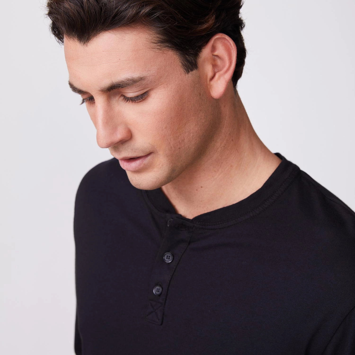 Long Sleeve Henley Timeless Office