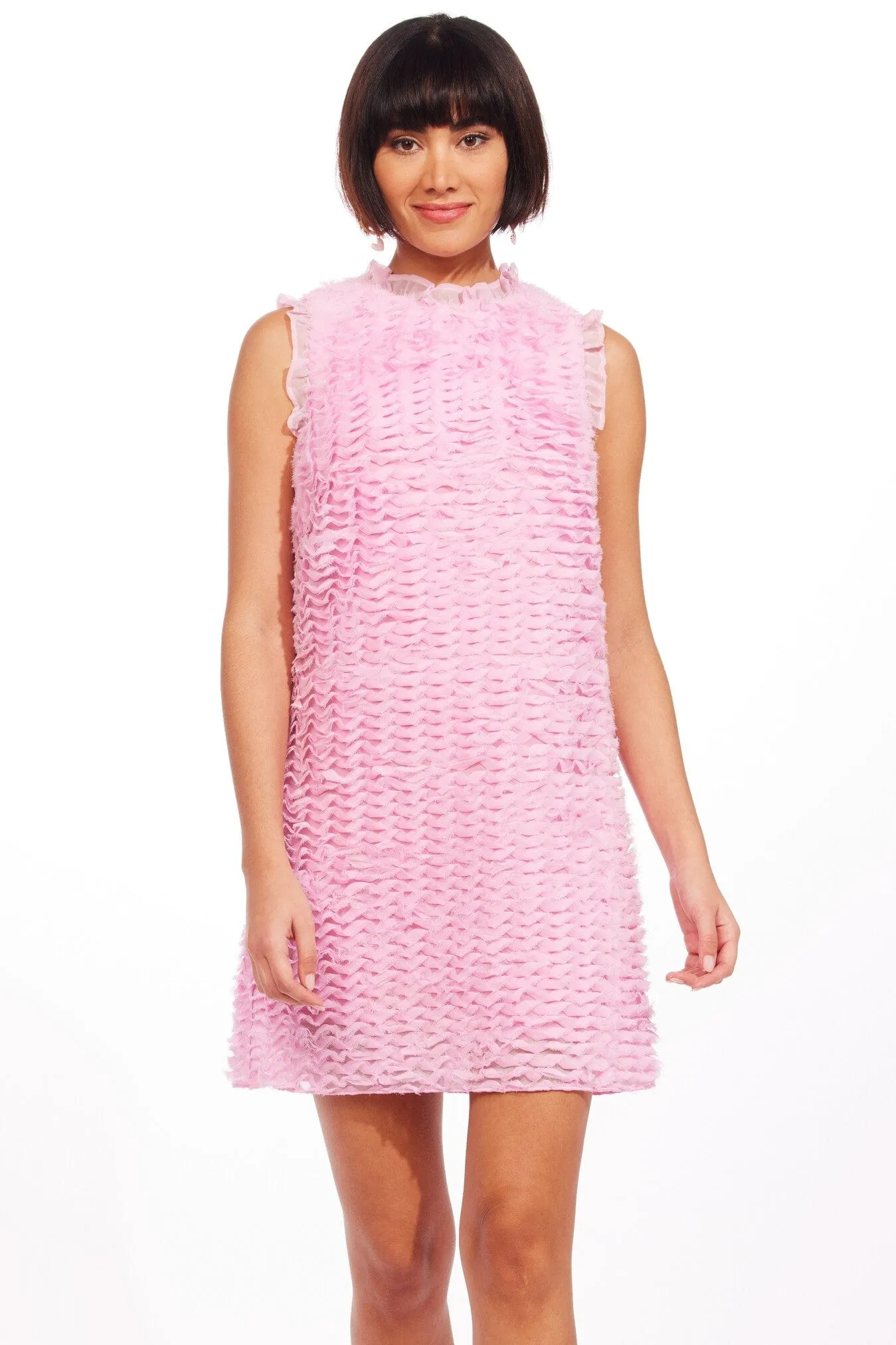 Lorca Dress - Rhubarb Souffle Glow Mood