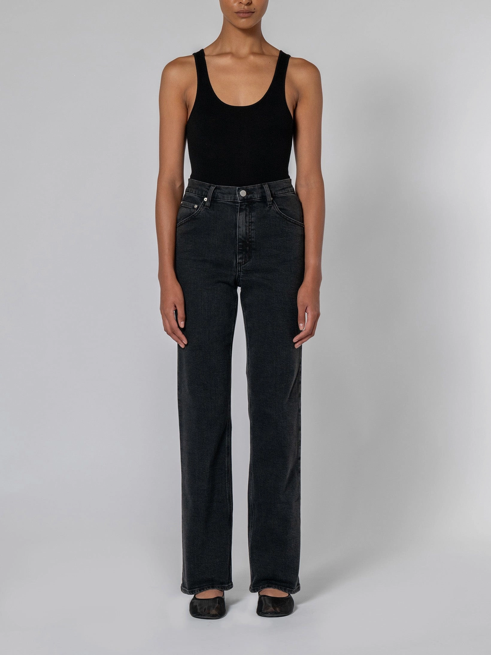 Loretta Jean Shadow Black Minimal Edge