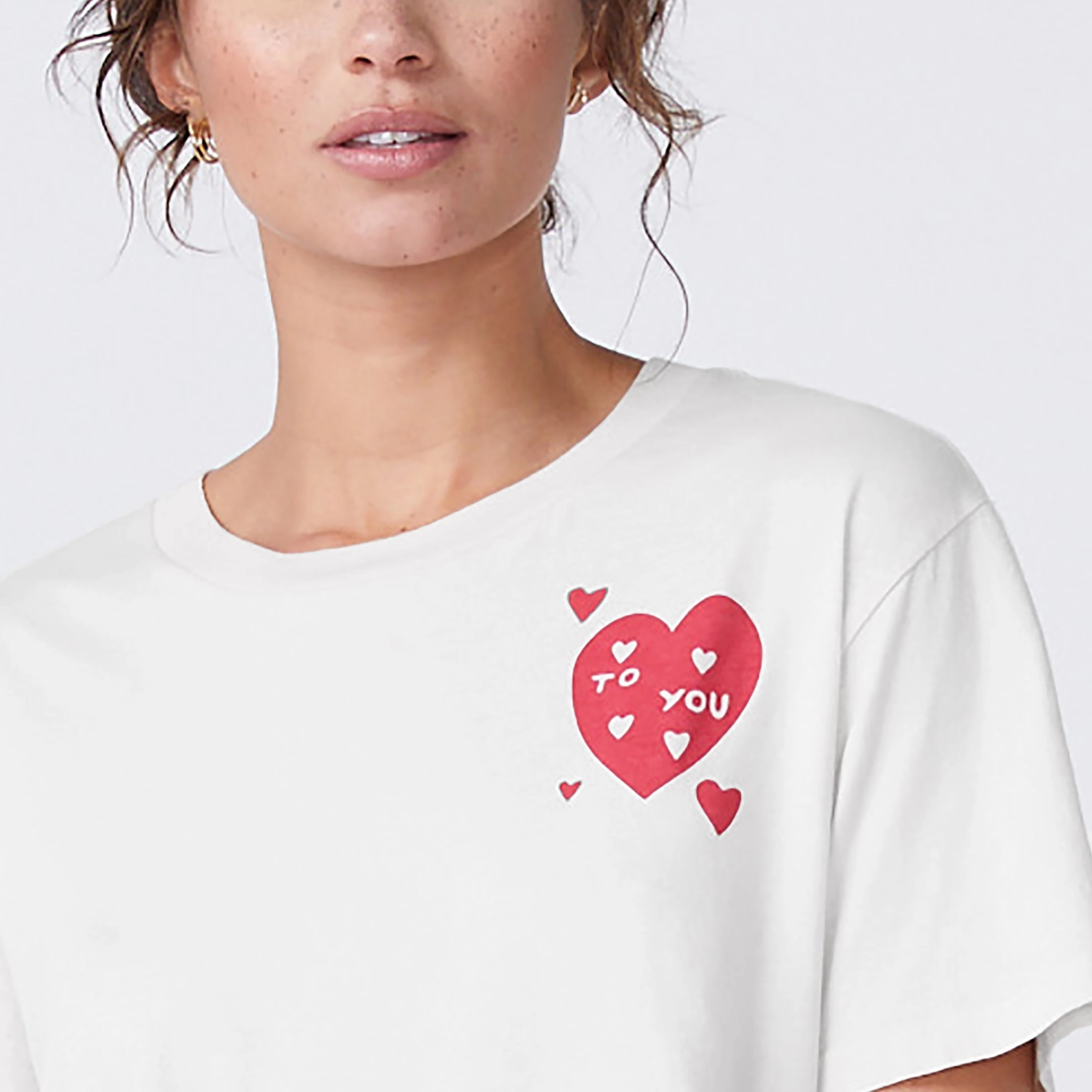 Love Letter 50's Tee Comfortable Fabric