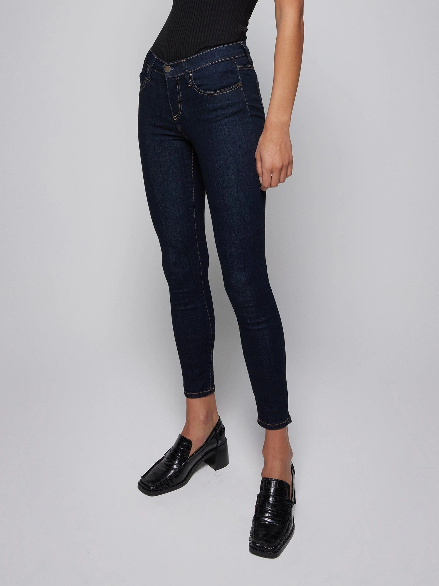 Low Rise Geo Skinny Ankle Nuveau