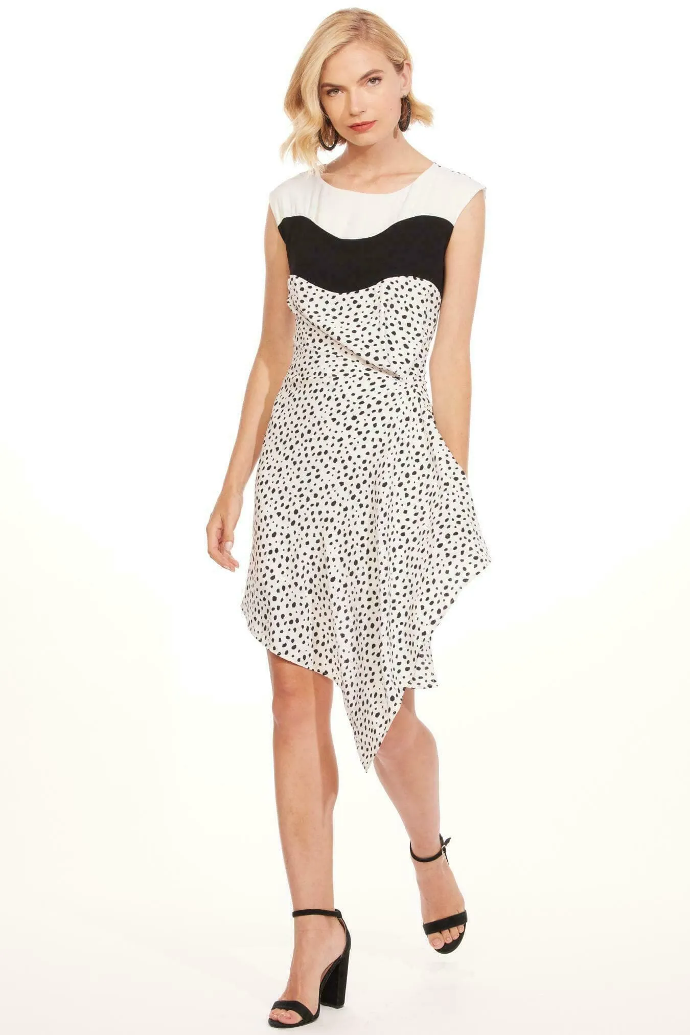 Luna Mini Dress - Terazzo Dot Chic Vibe