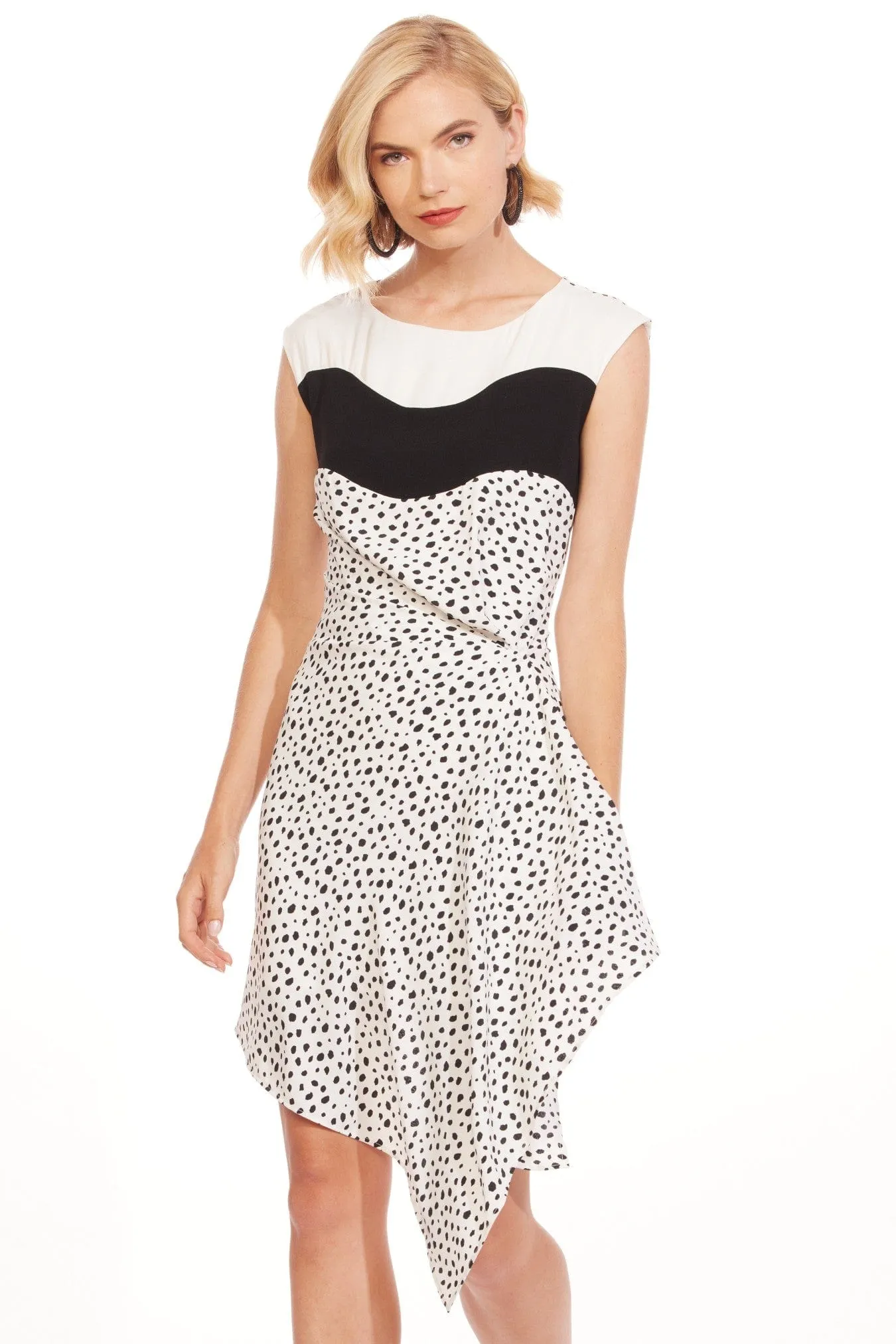 Luna Mini Dress - Terazzo Dot Chic Vibe