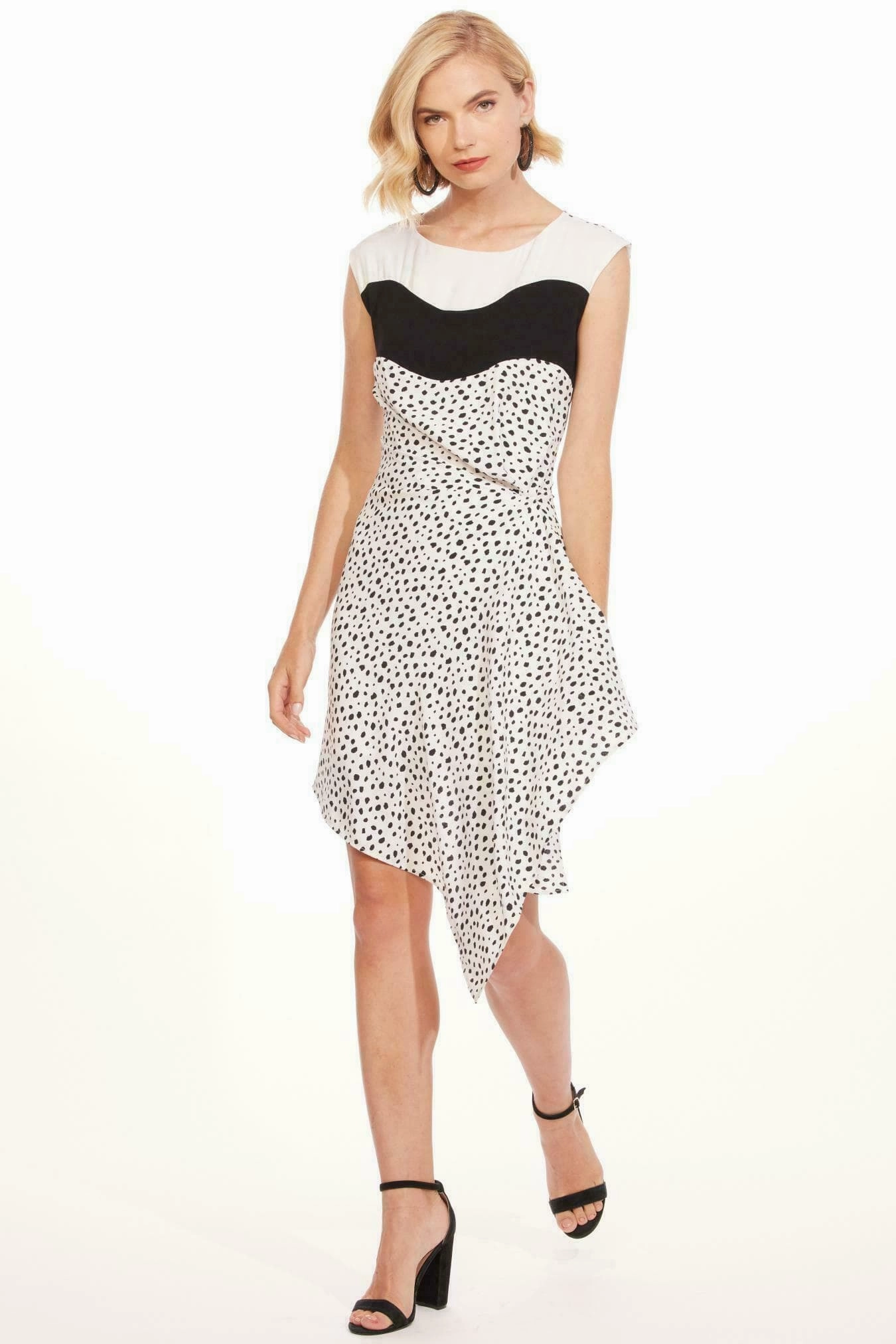 Luna Mini Dress - Terazzo Dot Chic Vibe