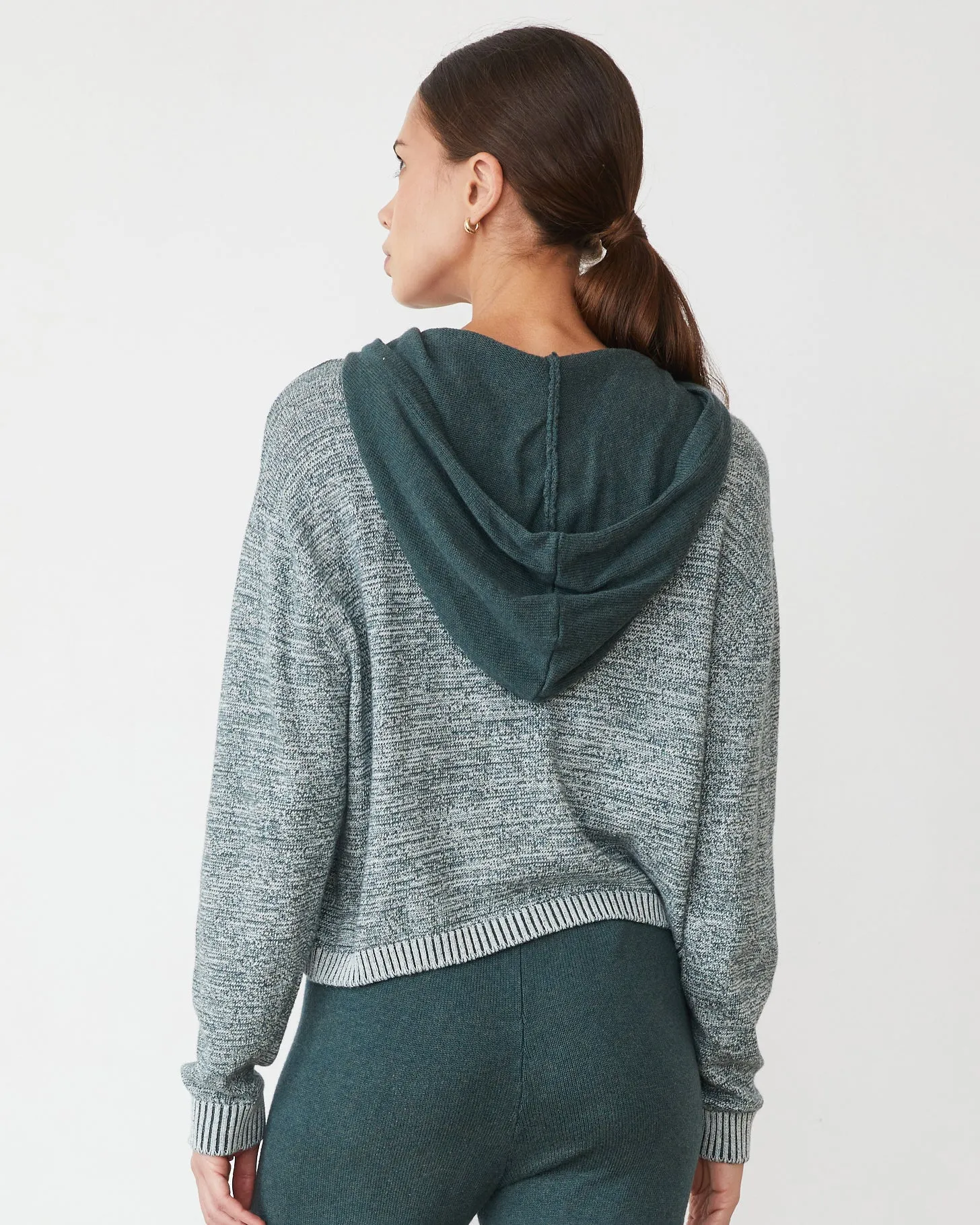 Luxury Edge Organic Cotton Cashmere Hooded Sweater