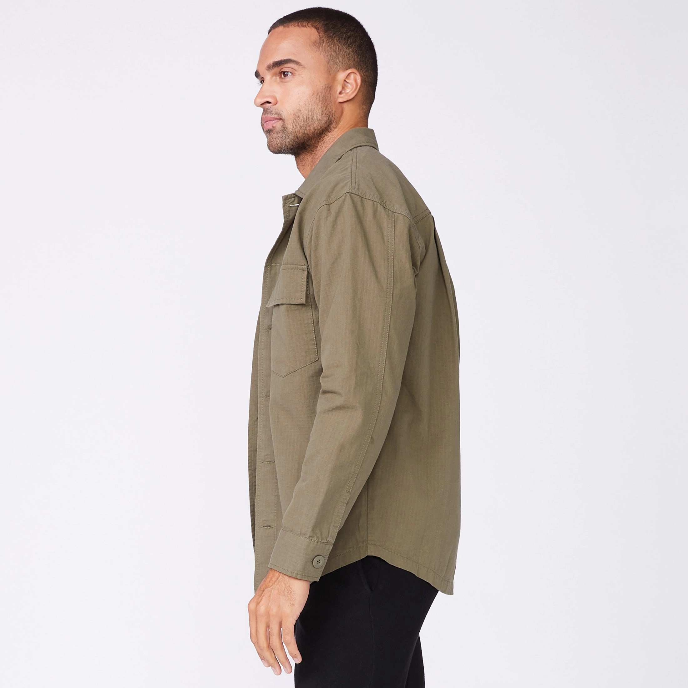Luxury Fit Shirt Jacket