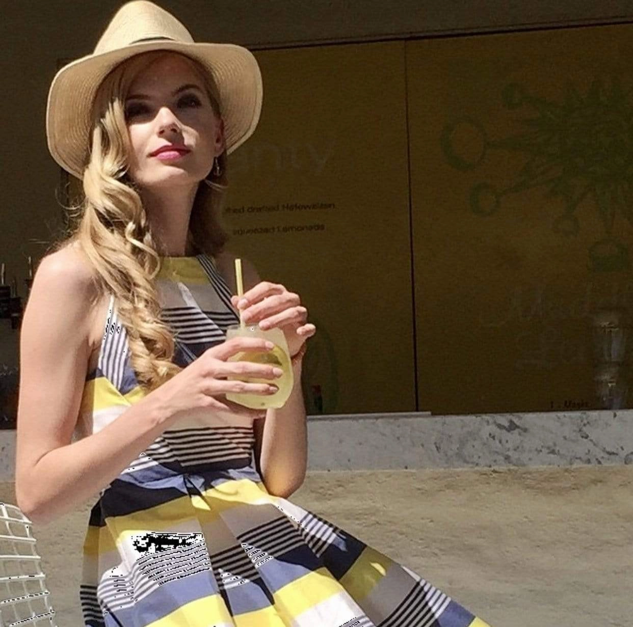 Mandy Dress - Gold Effortless Comfort