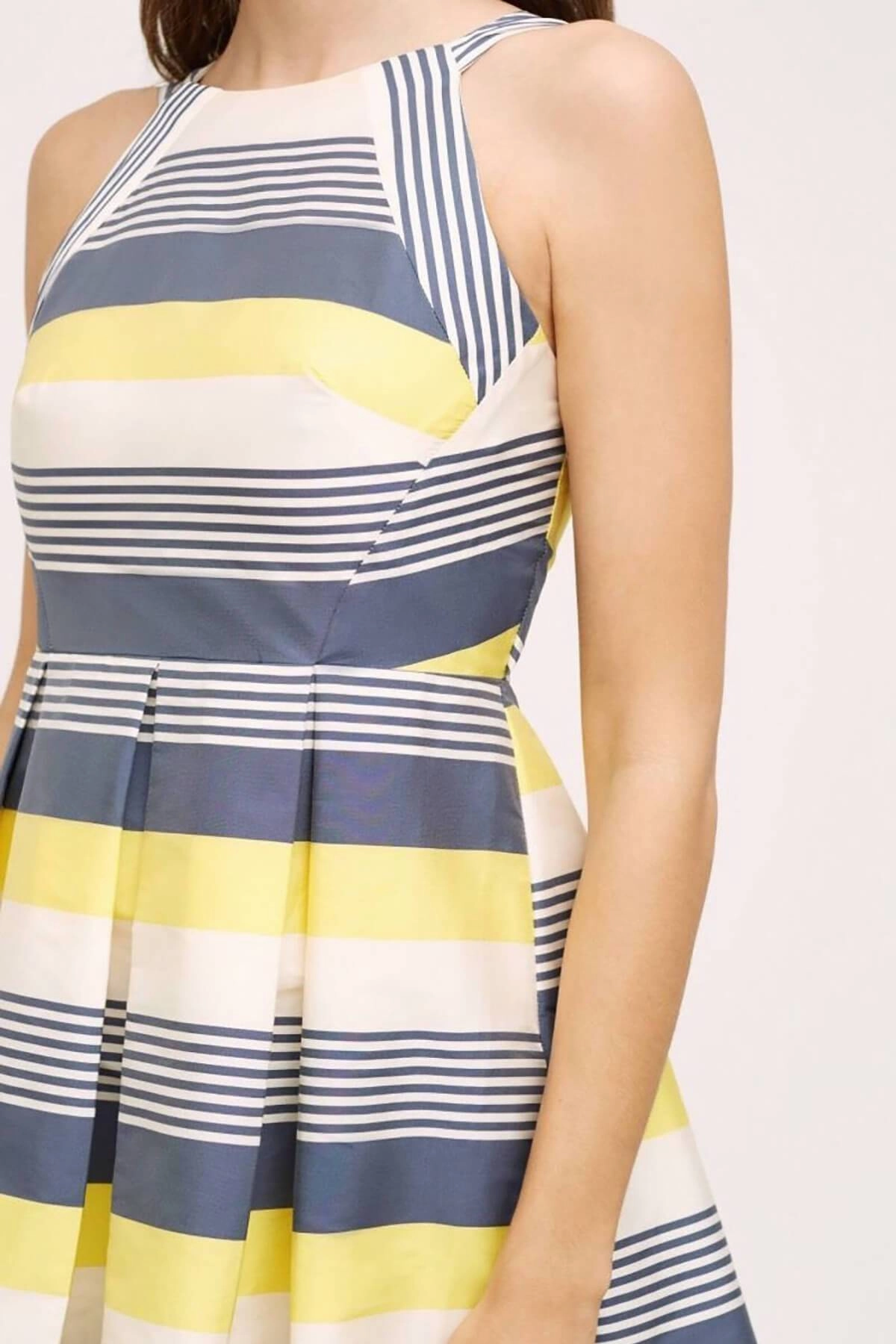 Mandy Dress - Gold Split Sleeves