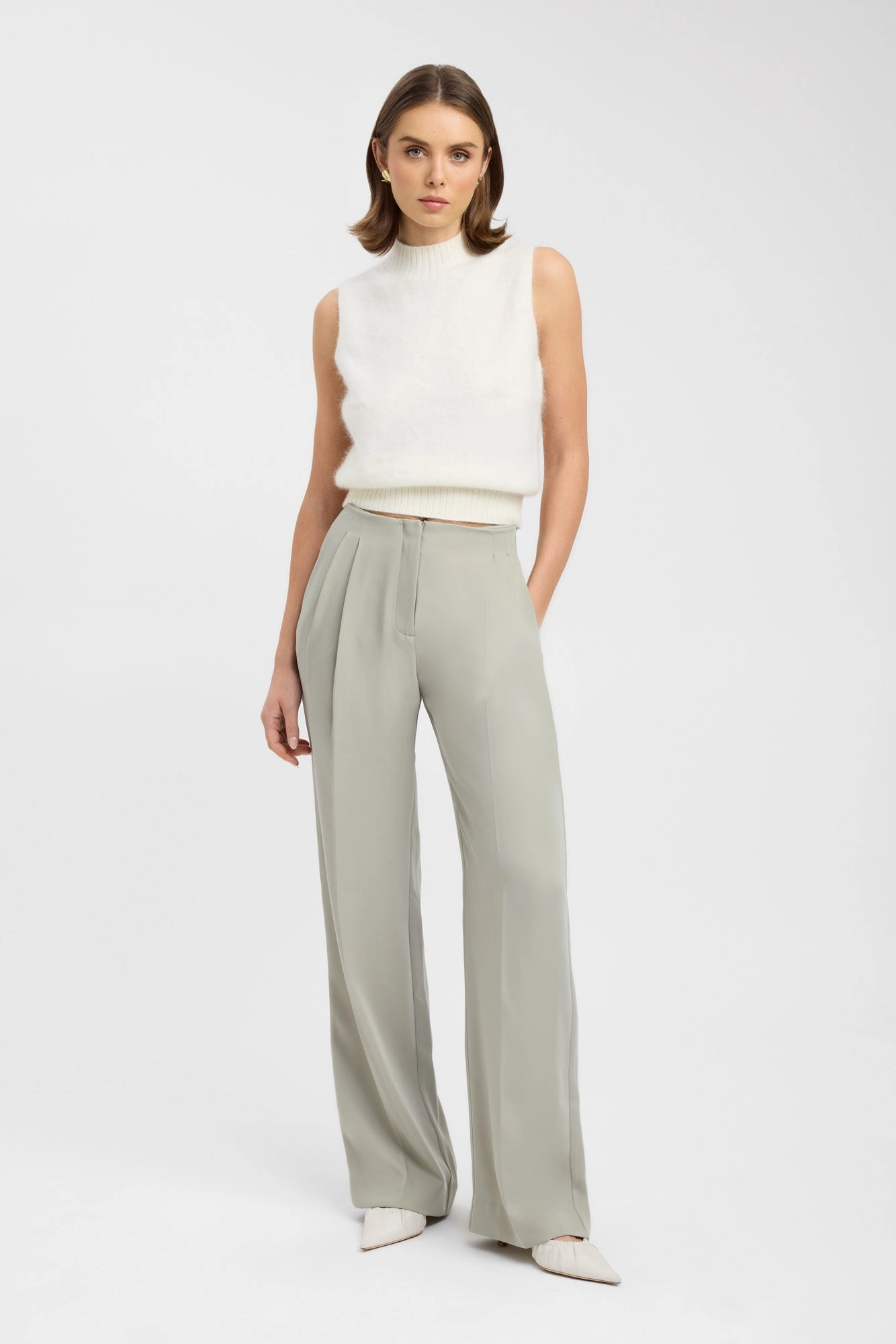 Maria Pleated Pant Easy Movement