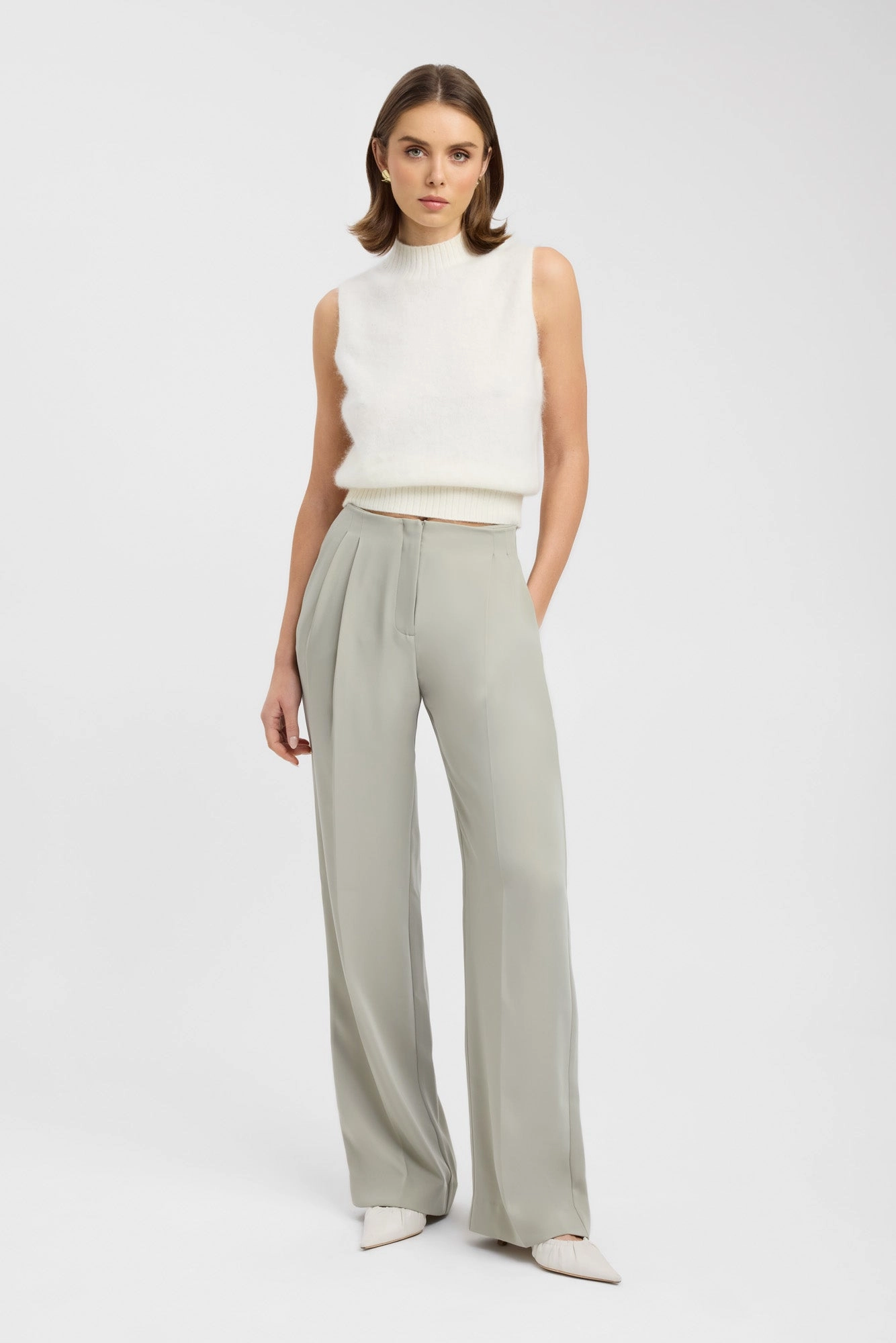 Maria Pleated Pant Easy Movement