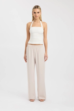 stretchy fabric Maria Wide Leg Pant
